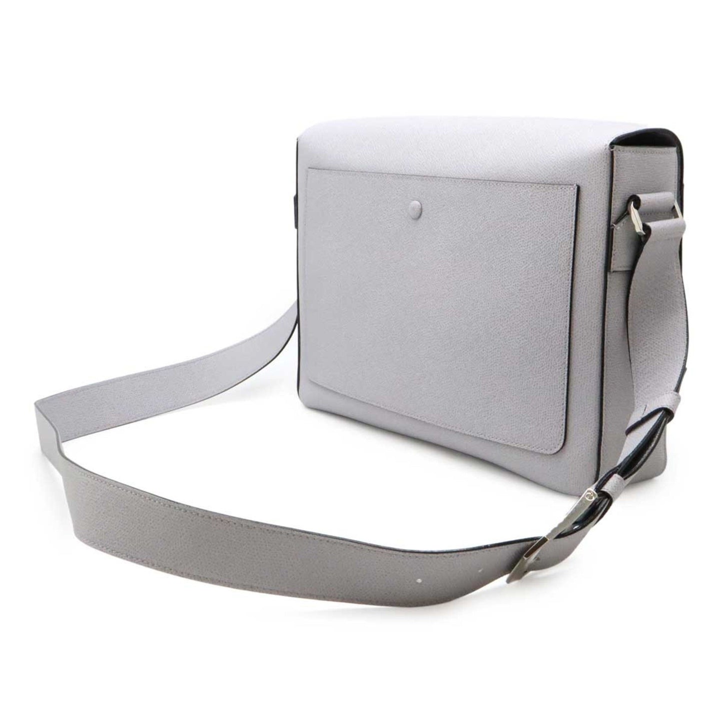Valextra V-Line Shoulder Bag In Leather