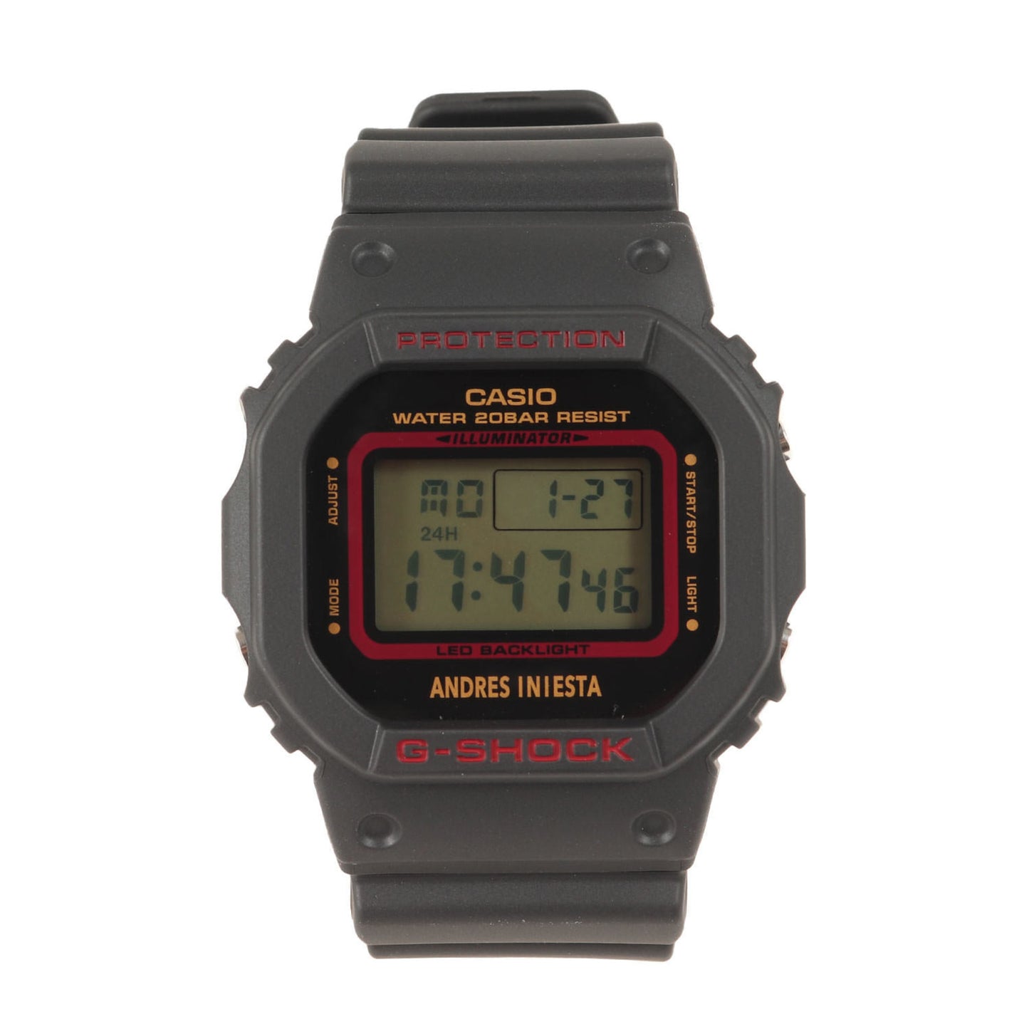 G-Shock Andres Iniesta Dw-5600Ai-1Jr Watch Black Casio Casio Collaboration Model