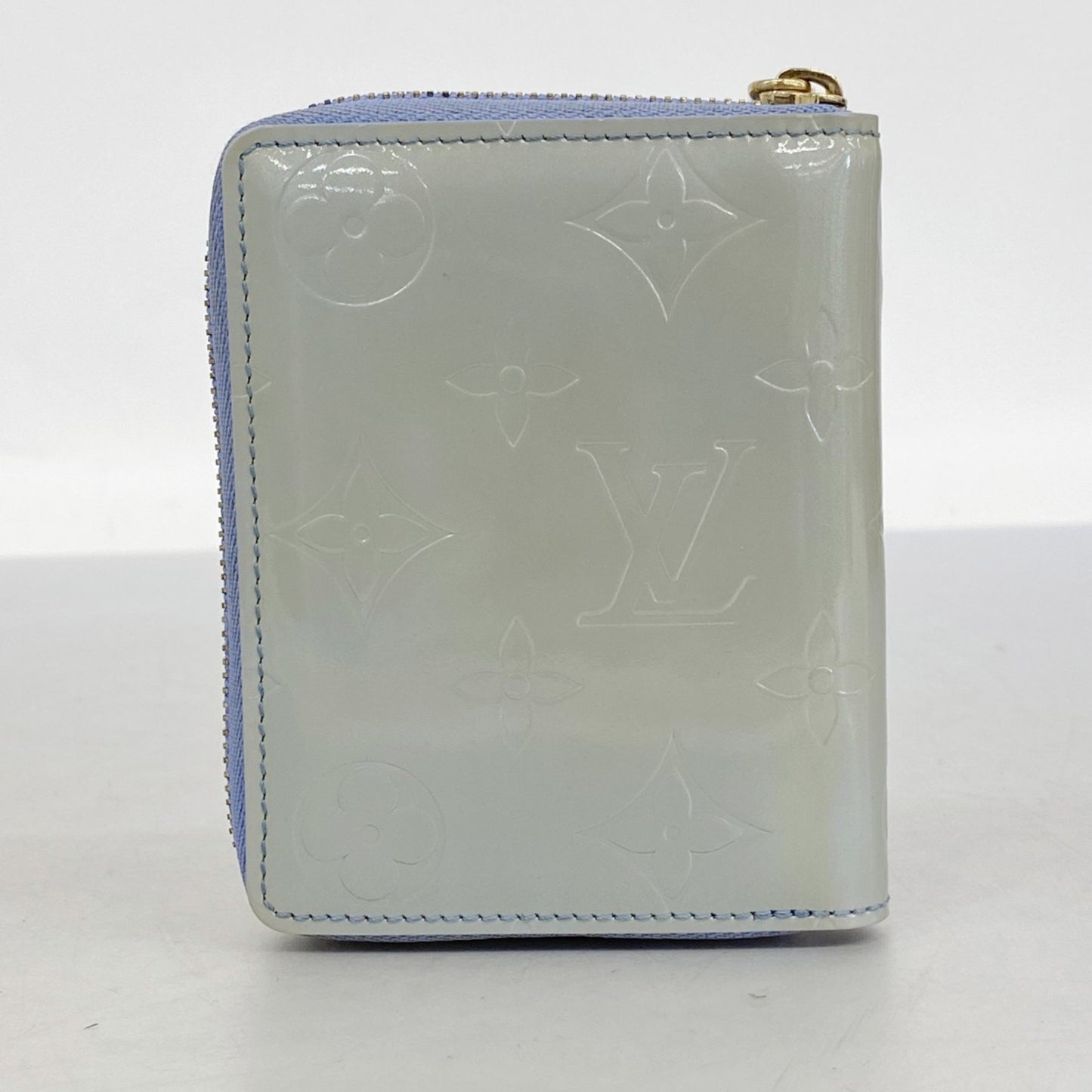 Louis Vuitton Vernis Bloom Wallet M91016 Baby Blue