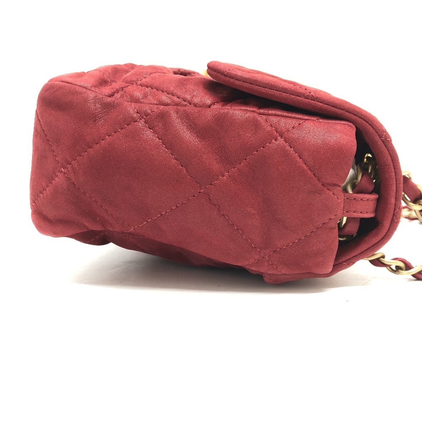 Chanel Chanel Matelasse 30 Coco Mark W Chain Shoulder Bag Coated Leather