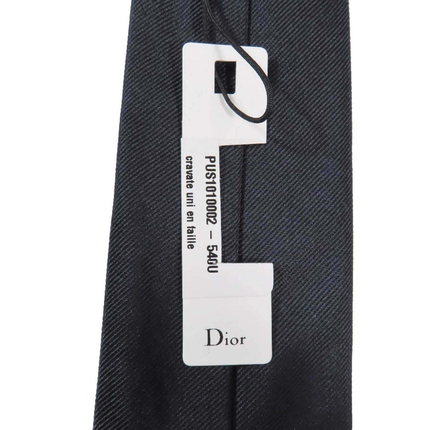 Christian Dior Dior Narrow Tie 100% Silk Suit Formal Business Party Dark Navy