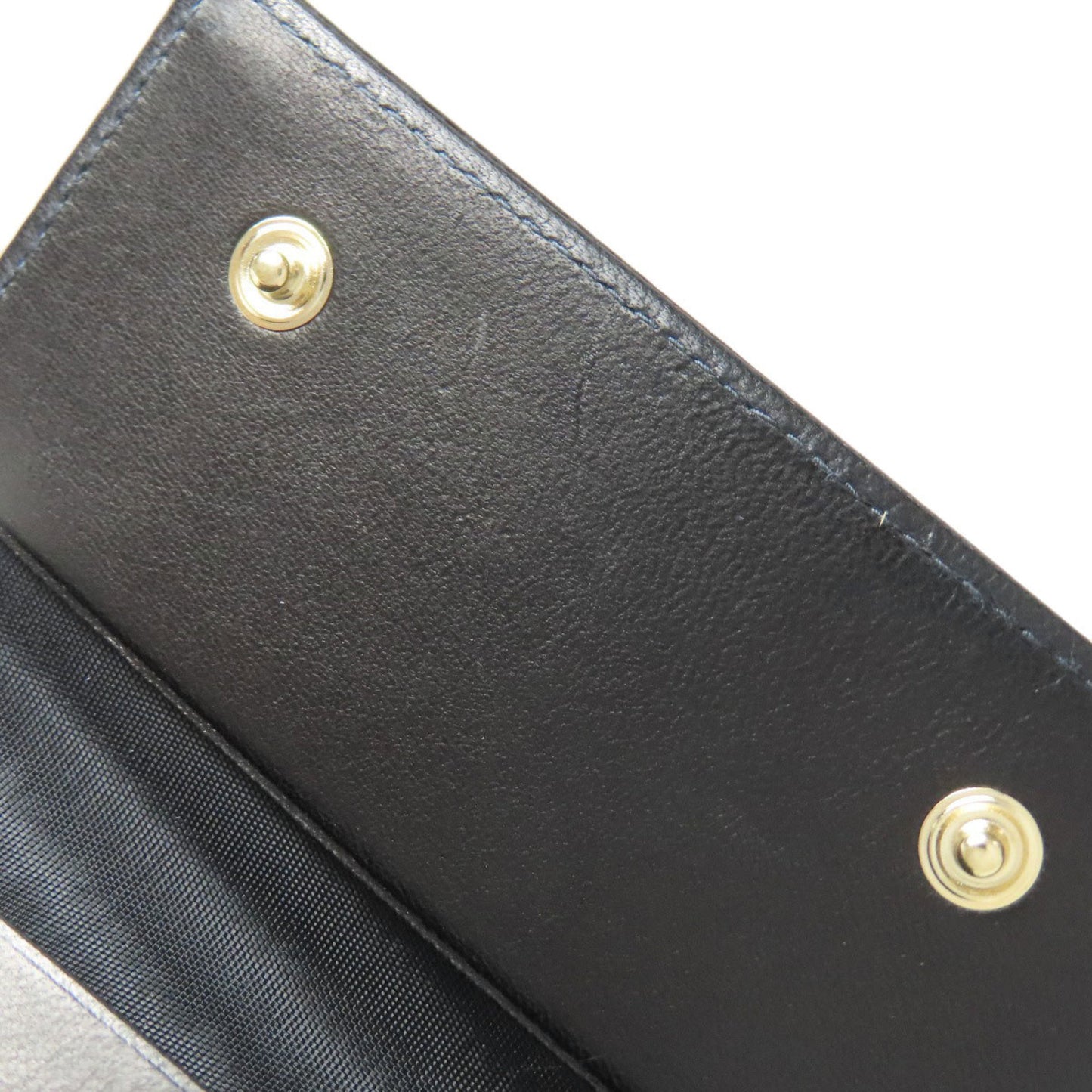 Chanel Coco Mark Gold Hardware Key Case In Grained Calfskin