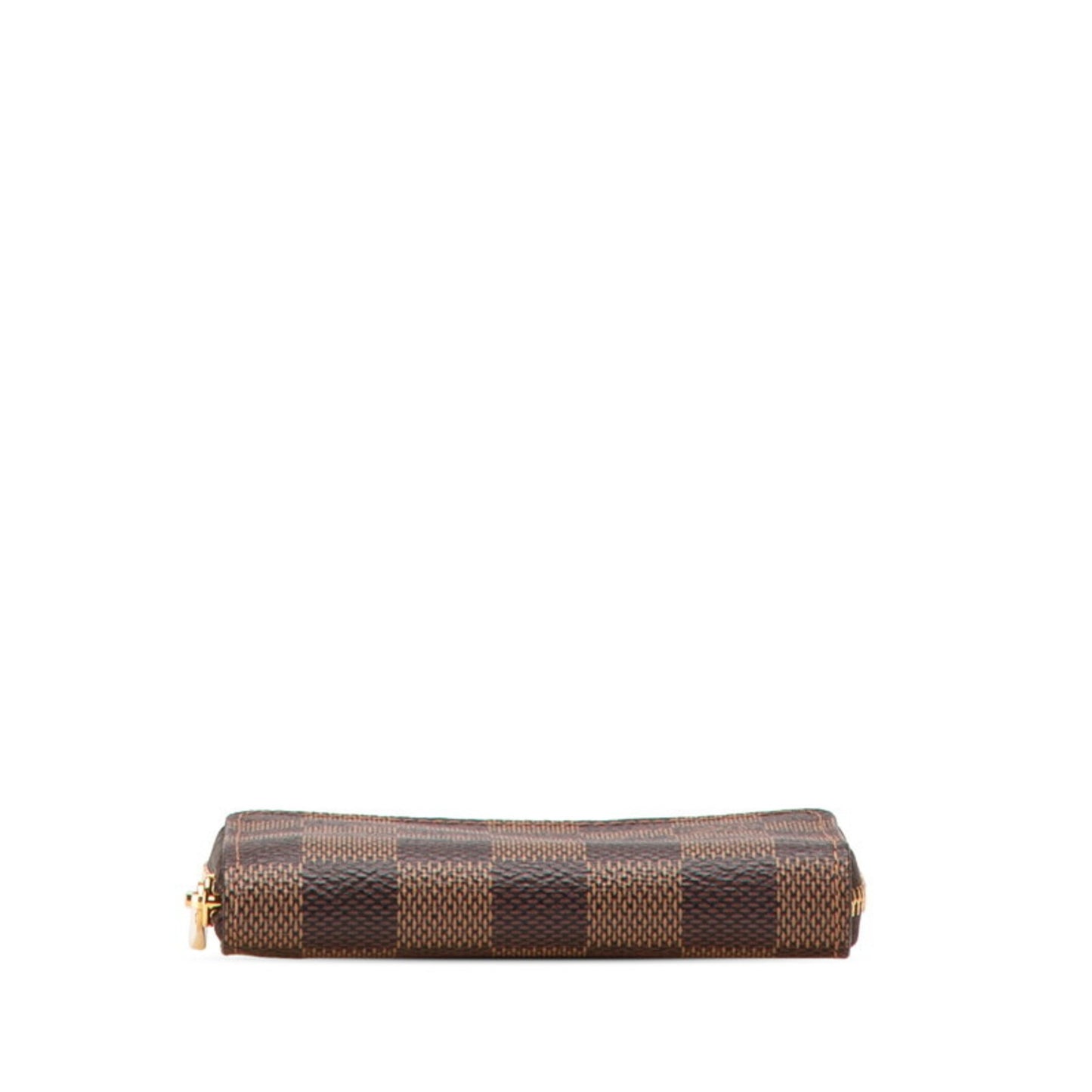 Louis Vuitton Damier Zippy Coin Purse Case N63070 Brown Pvc