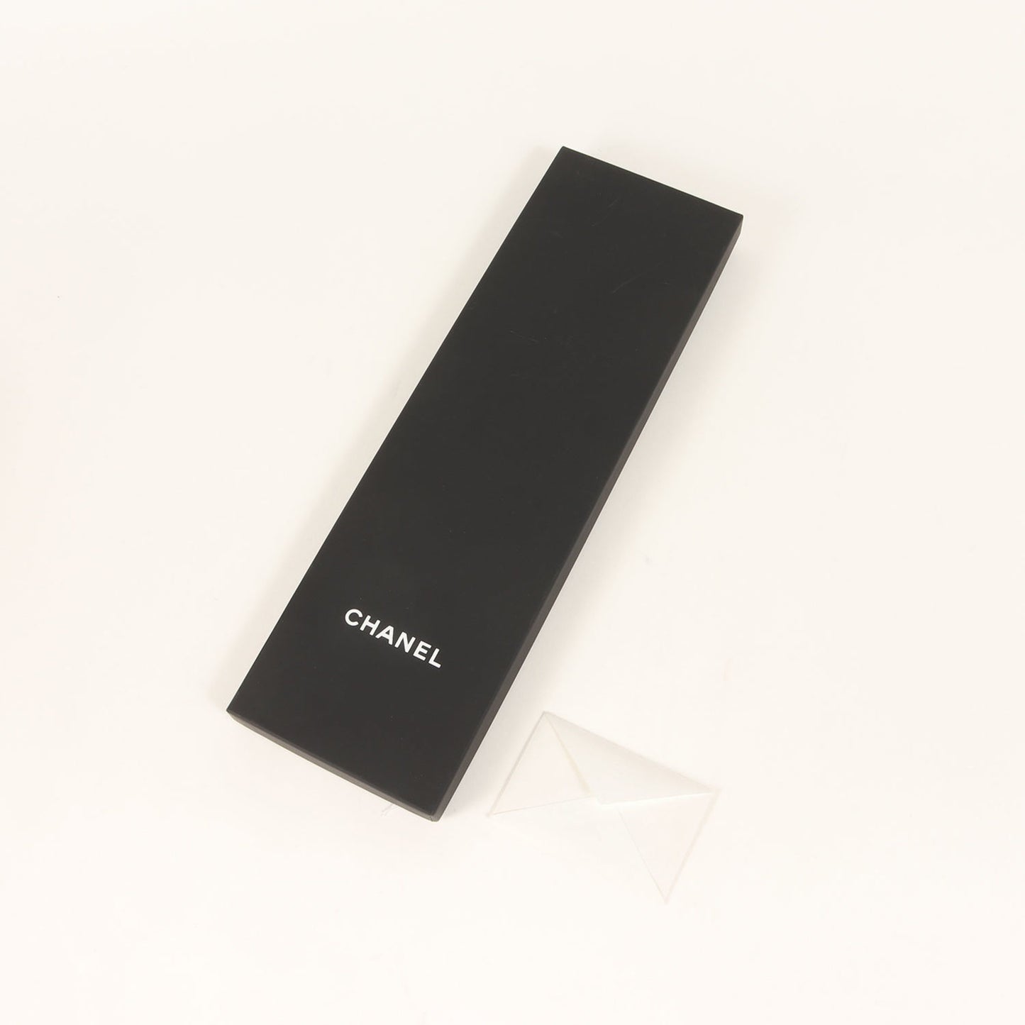 Chanel Coco Mark Regimental Stripe Silk Tie