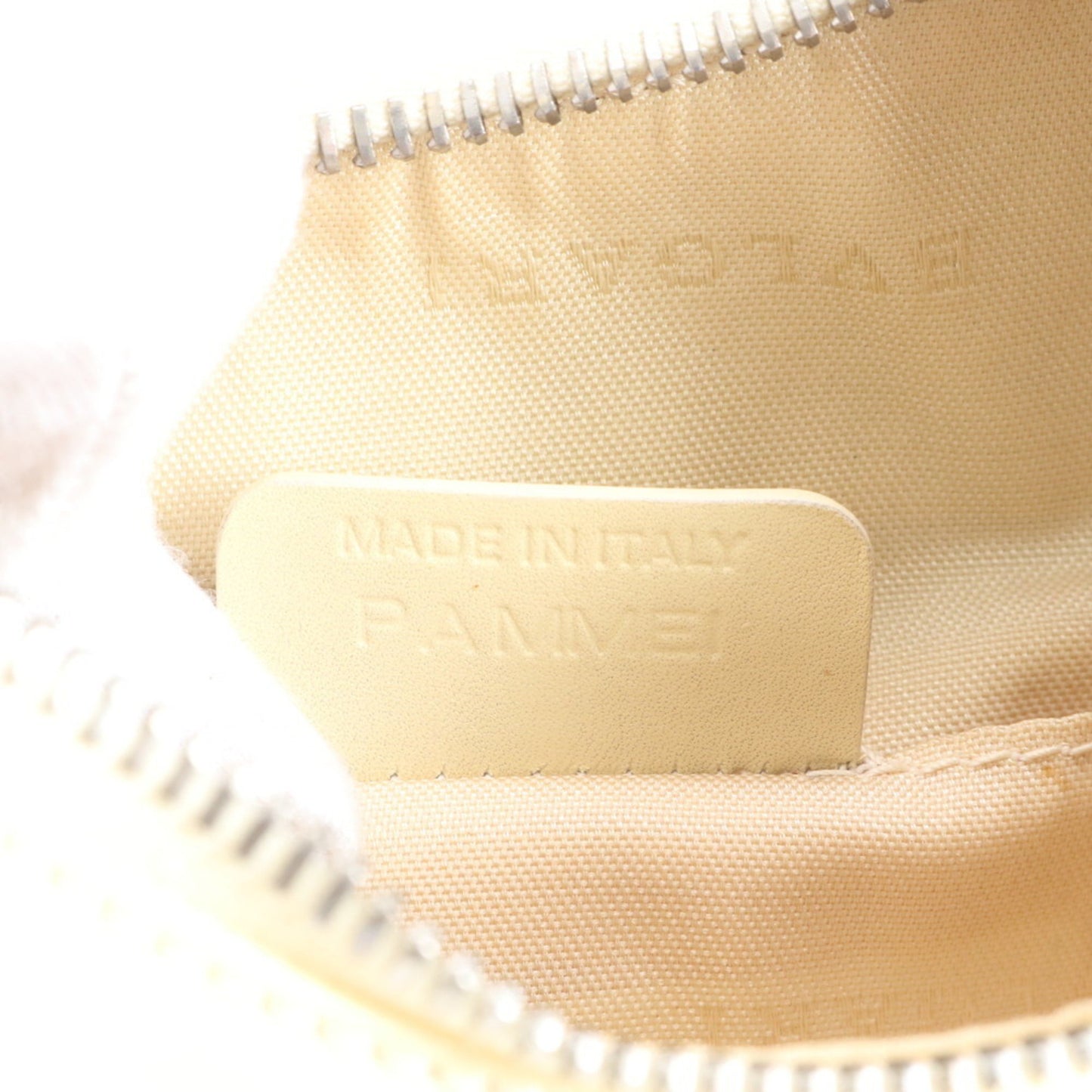 Bvlgari Logomania Leather Handbag Tote Ivory Shoulder Bag