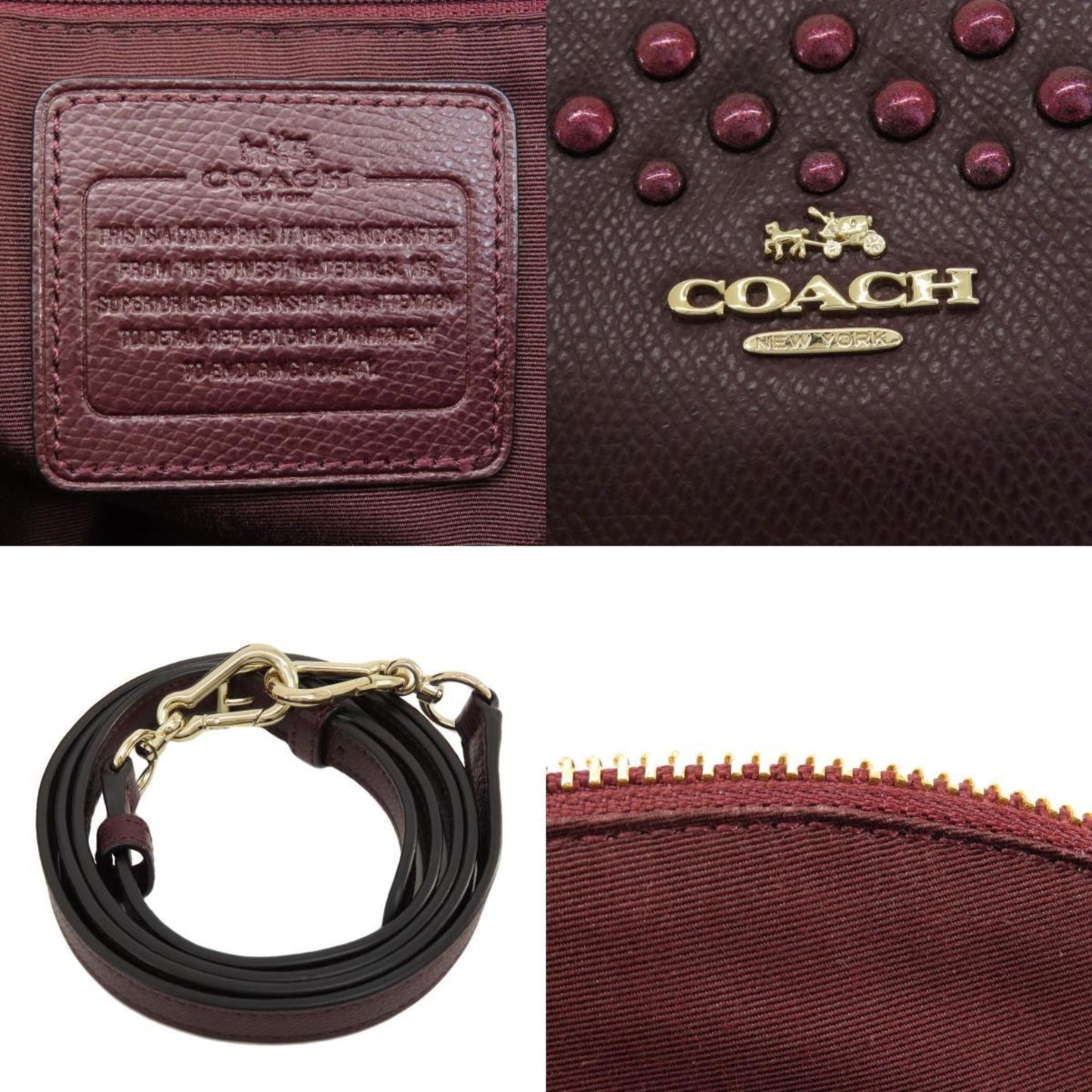 Coach F35216 Handbag Leather