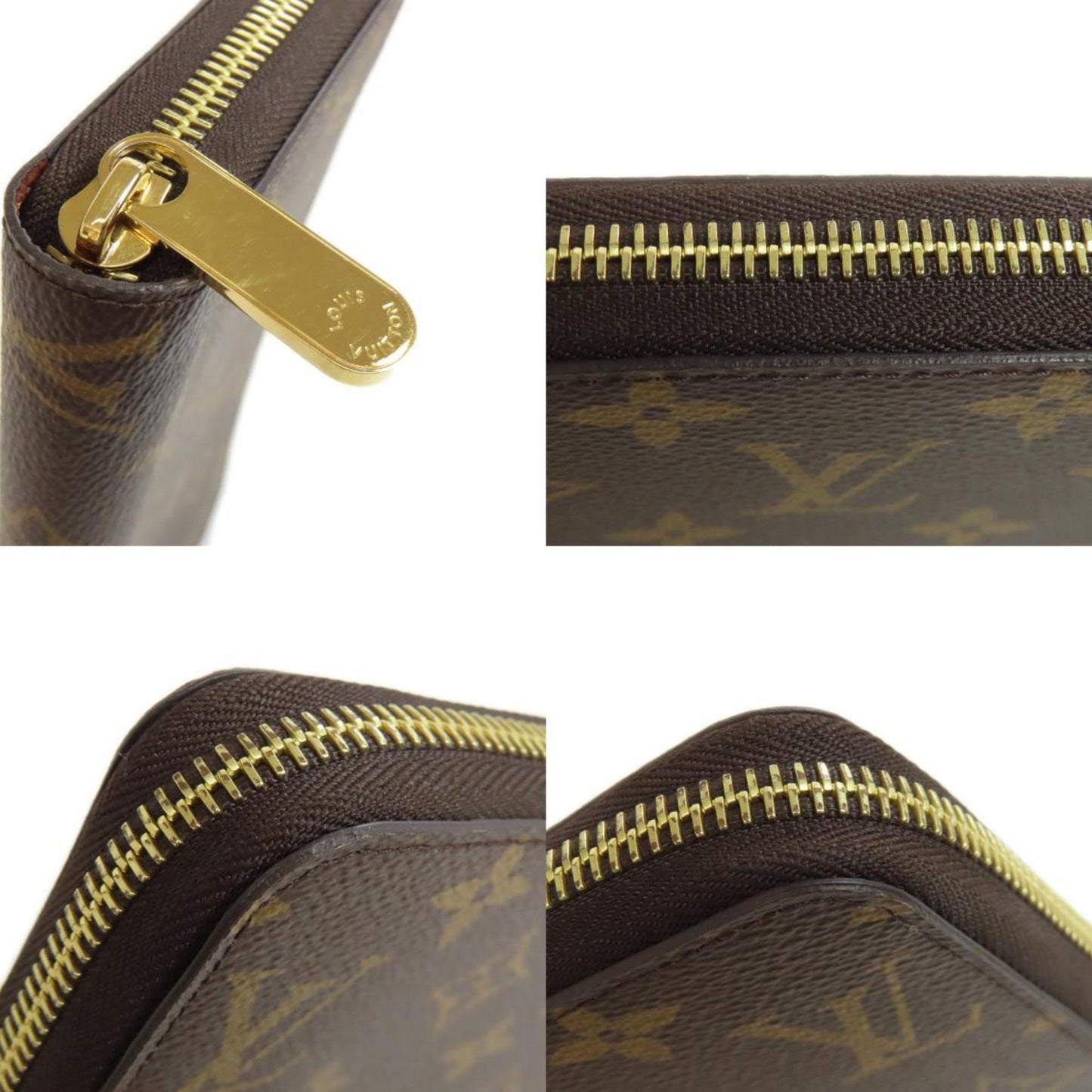Louis Vuitton M42616 Zippy Wallet Long Monogram Canvas