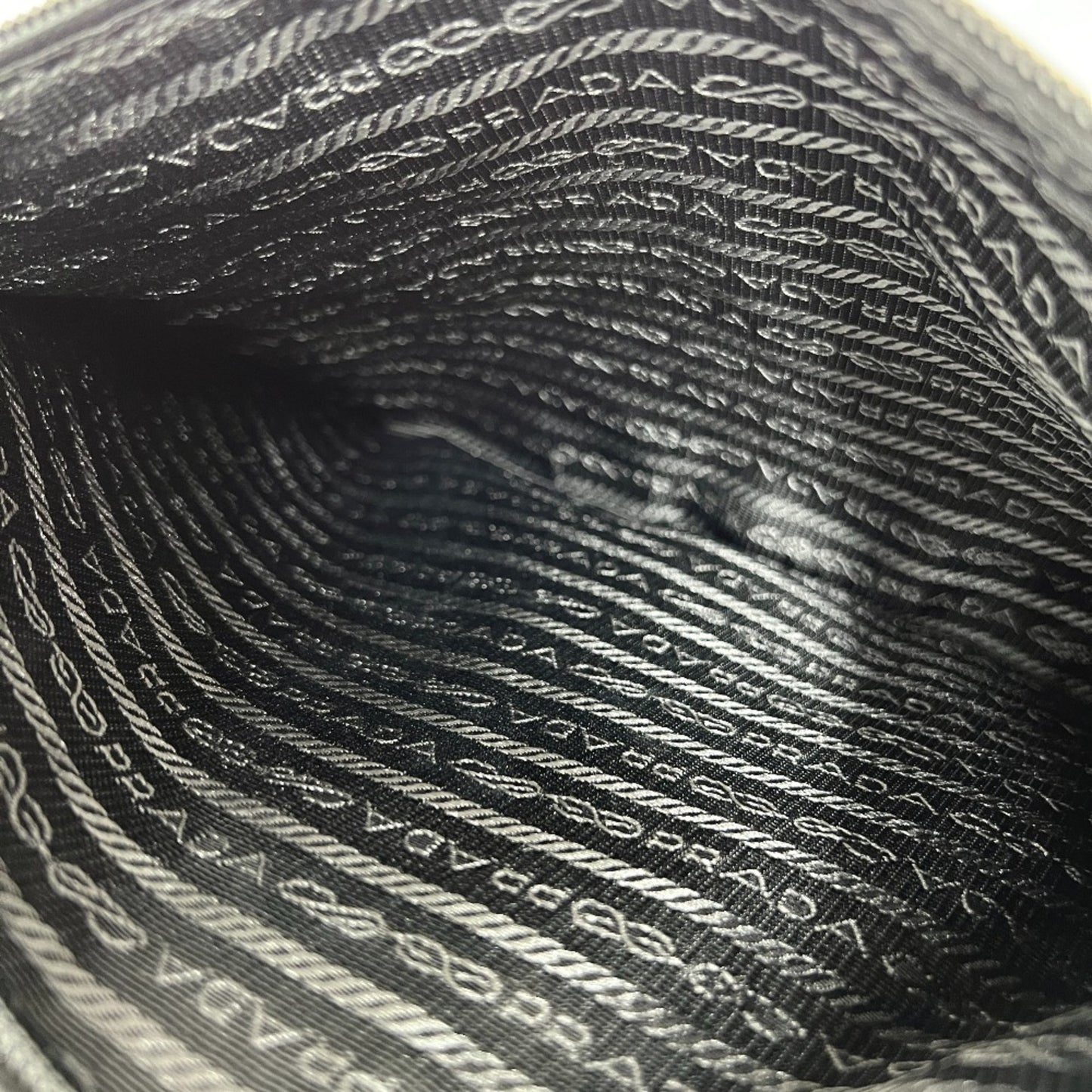 Prada Va0251 Triangle Plate Flat Bag Shoulder Nylon