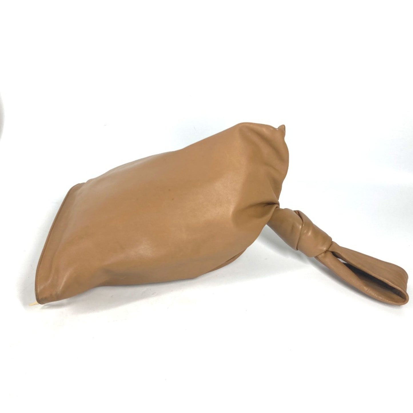 Bottega Veneta 607964 Bag Pouch Clutch Bag Hand Bag Camel Brown