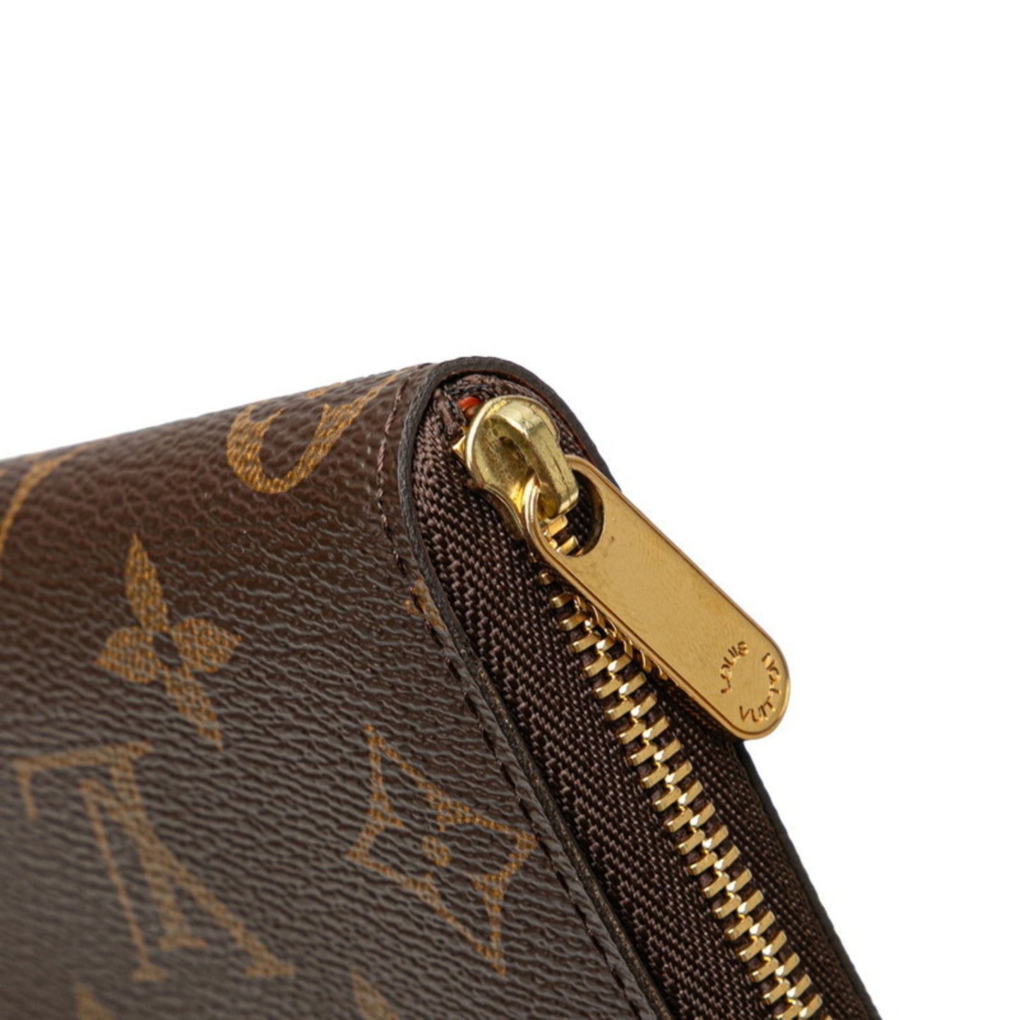 Louis Vuitton Monogram Zippy Coin Purse M60067 Brown Leather