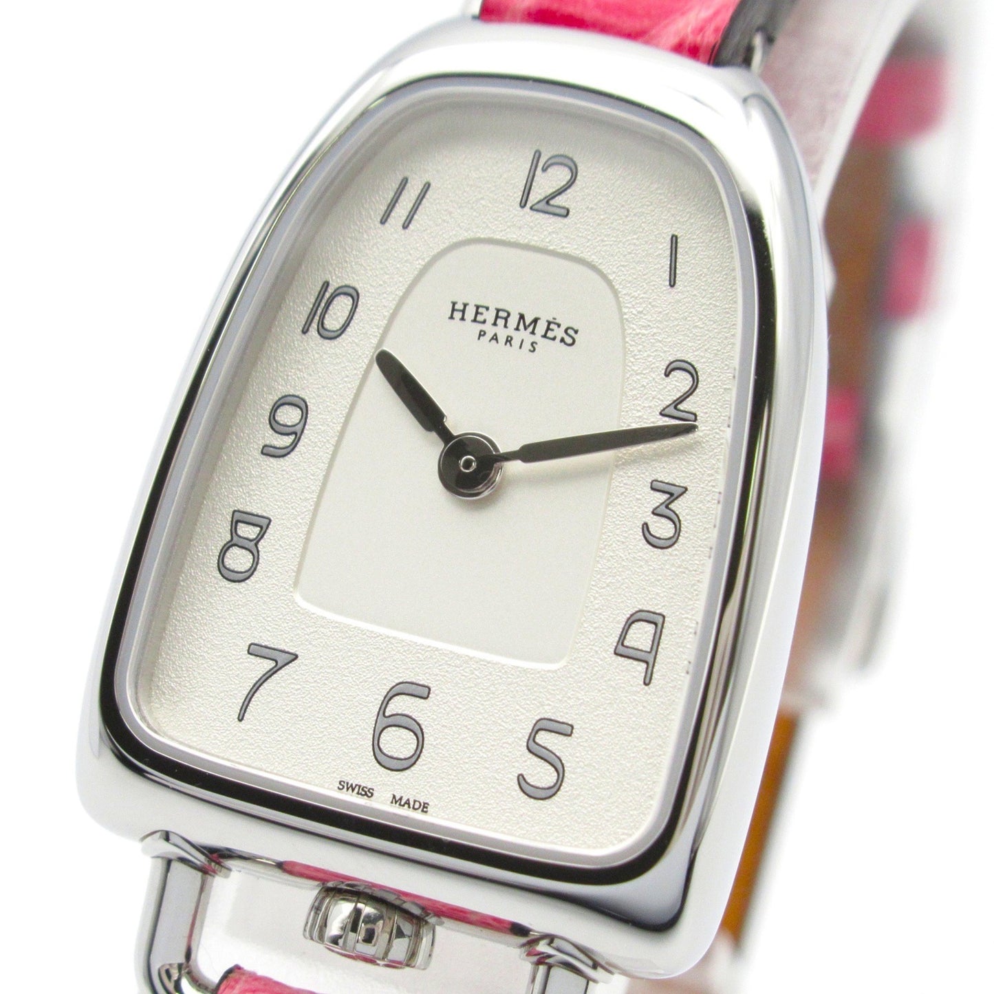 Hermes Hermes Gallop Watch Stainless Steel Leather