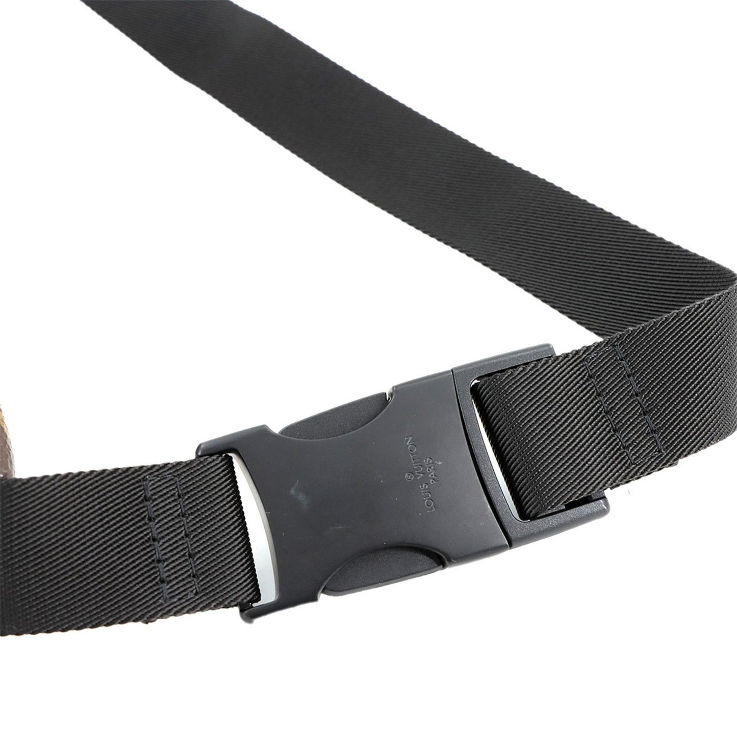 Louis Vuitton Louis Vuitton Monogram Macassar Christopher Bum Bag Body Waist Pouch Black M45337