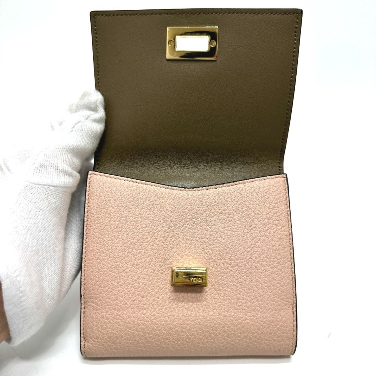 Fendi 8M0438 Peekaboo Bifold Wallet
