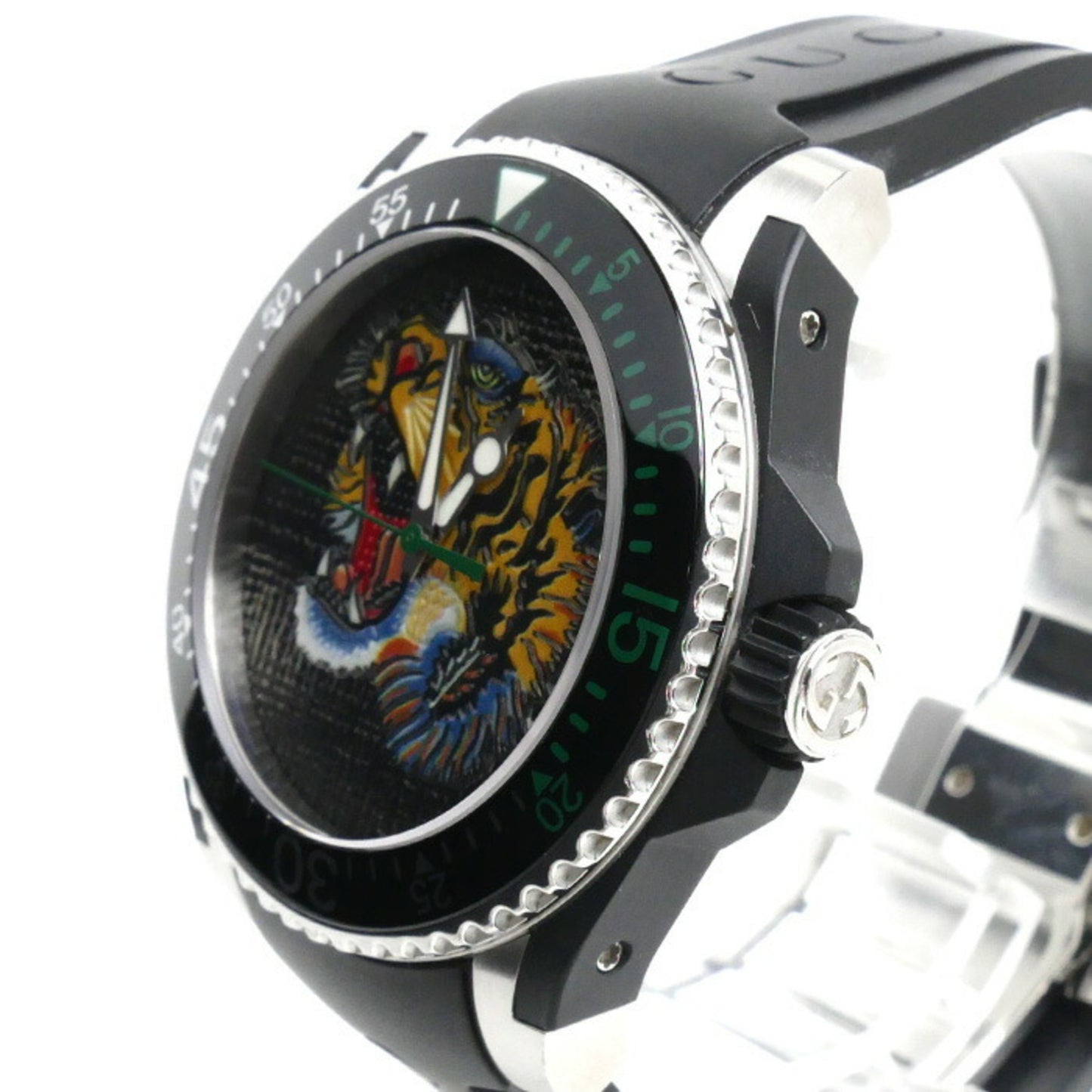 Gucci Dive Tiger Watch Battery Operated Ya136318/136.3