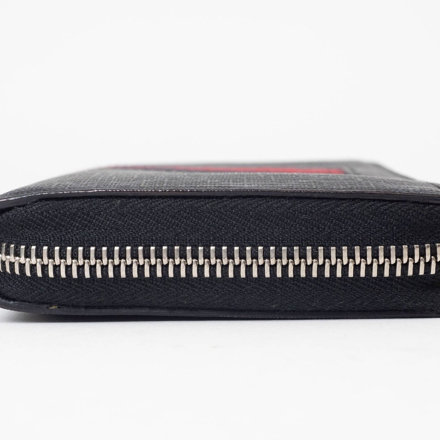 Gucci Gg Supreme Round New Web Long Wallet 4108831 Black