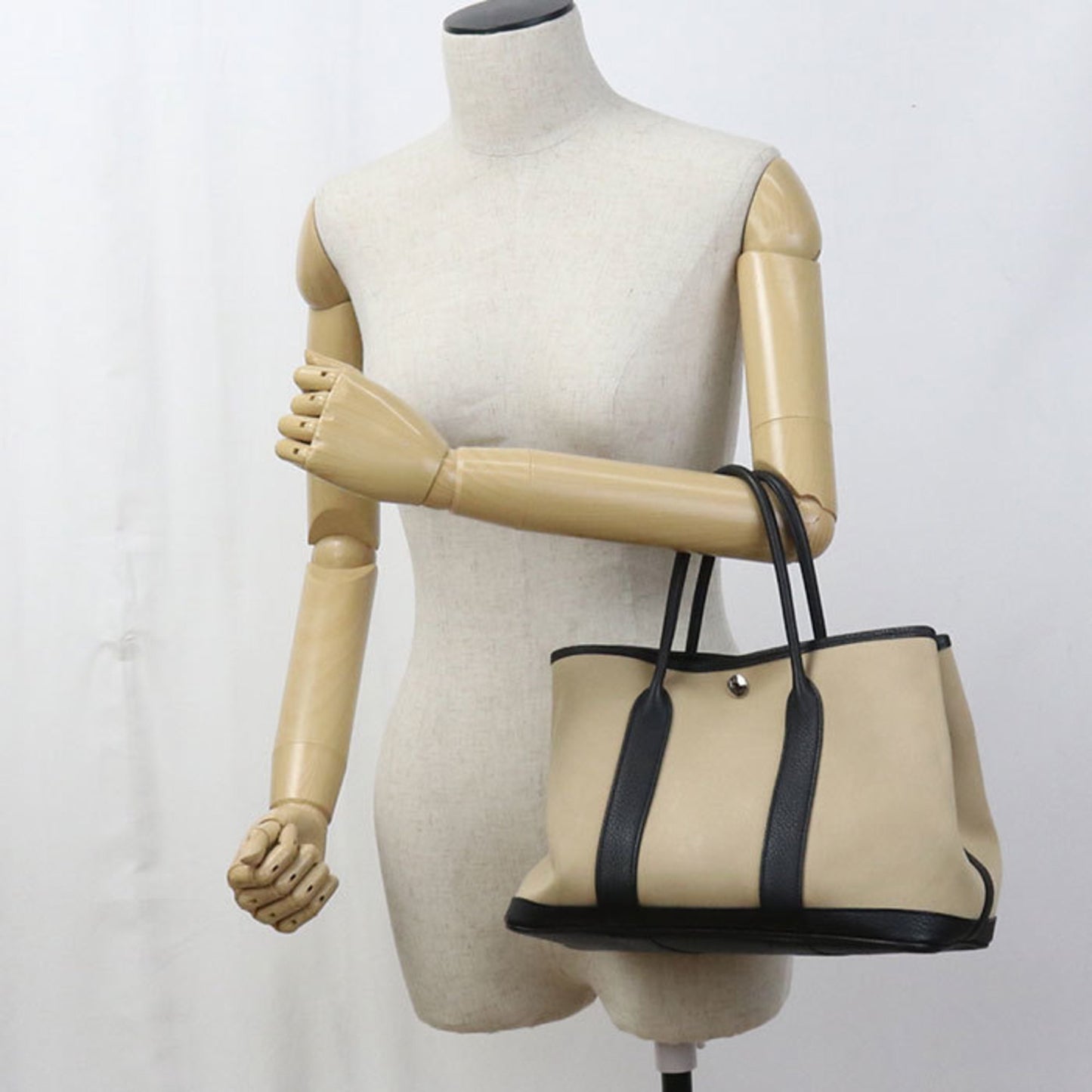 Hermes Garden Party Tpm A Stamped Tote Bag