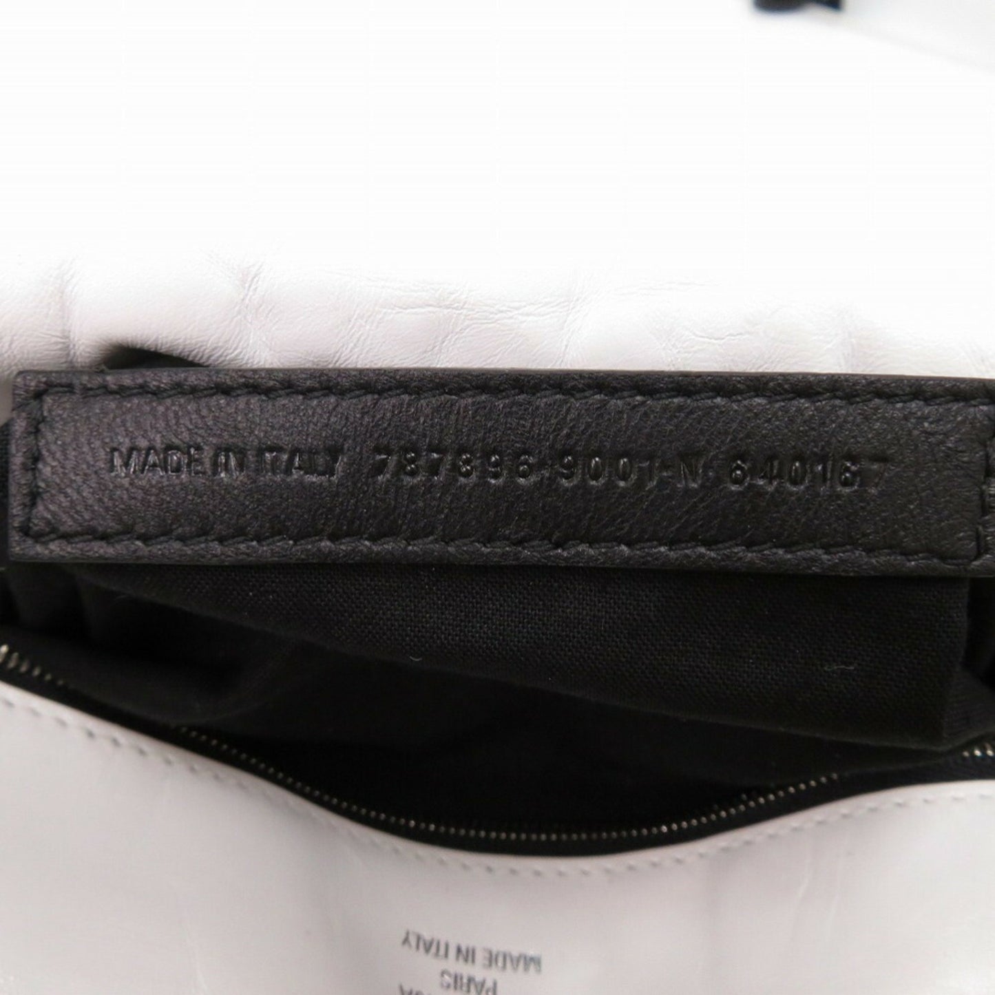 Like New Balenciaga Monaco Handbag In White Leather