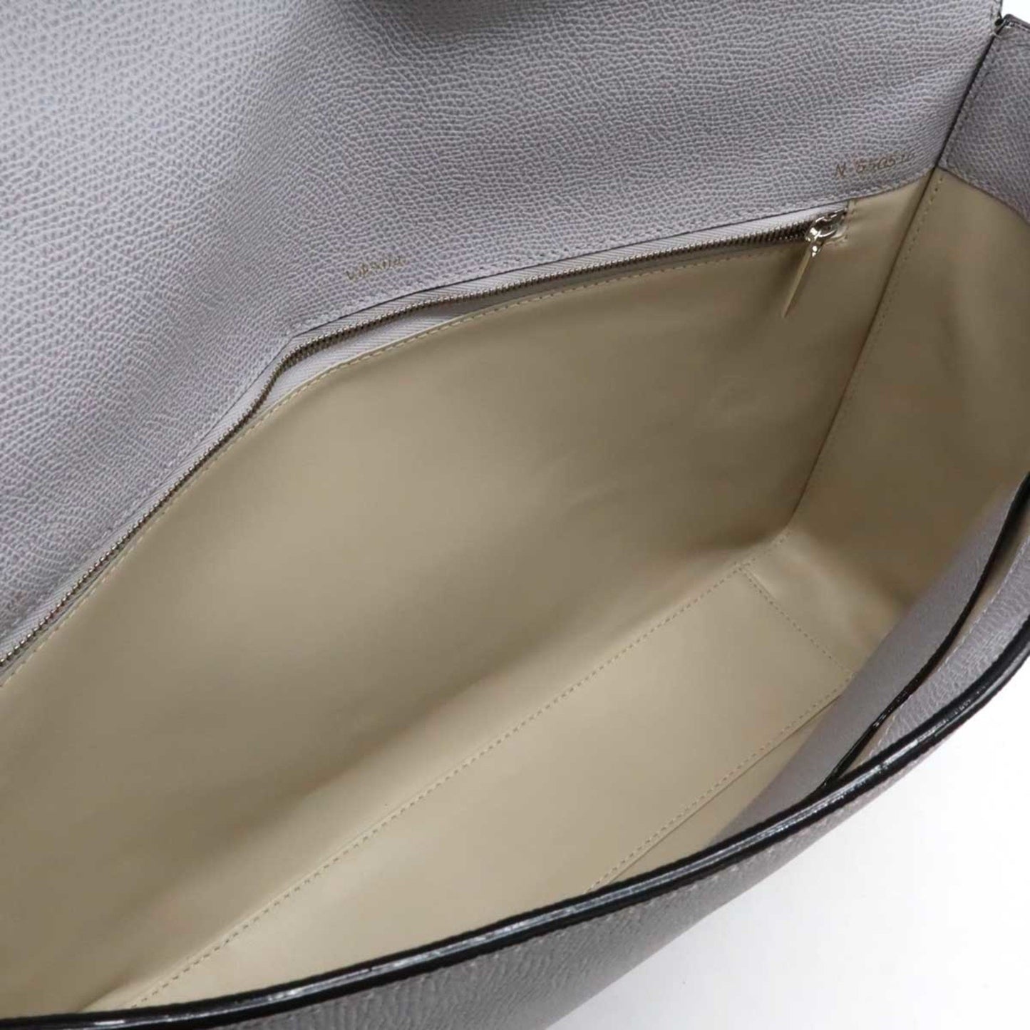 Valextra V-Line Shoulder Bag In Leather