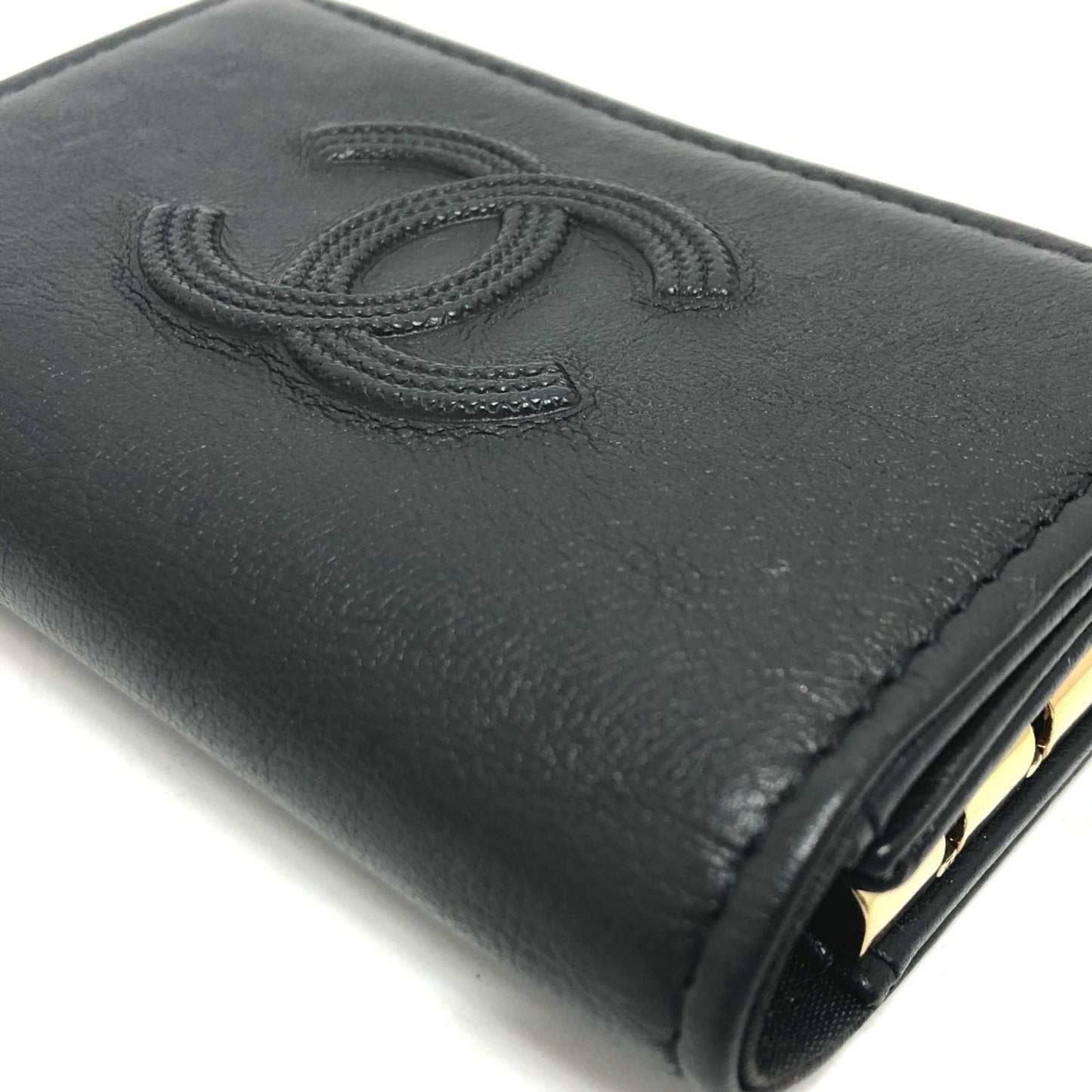 Chanel Coco Mark 4-Ring Key Case