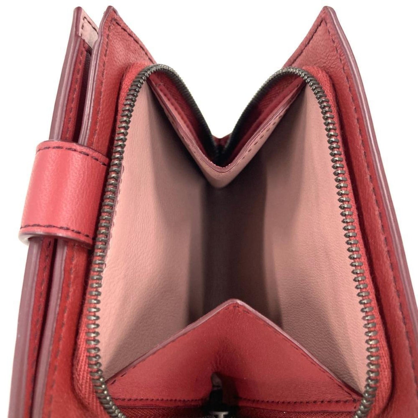 Bottega Veneta Intrecciato Bi-Fold Wallet Leather 547441 Red