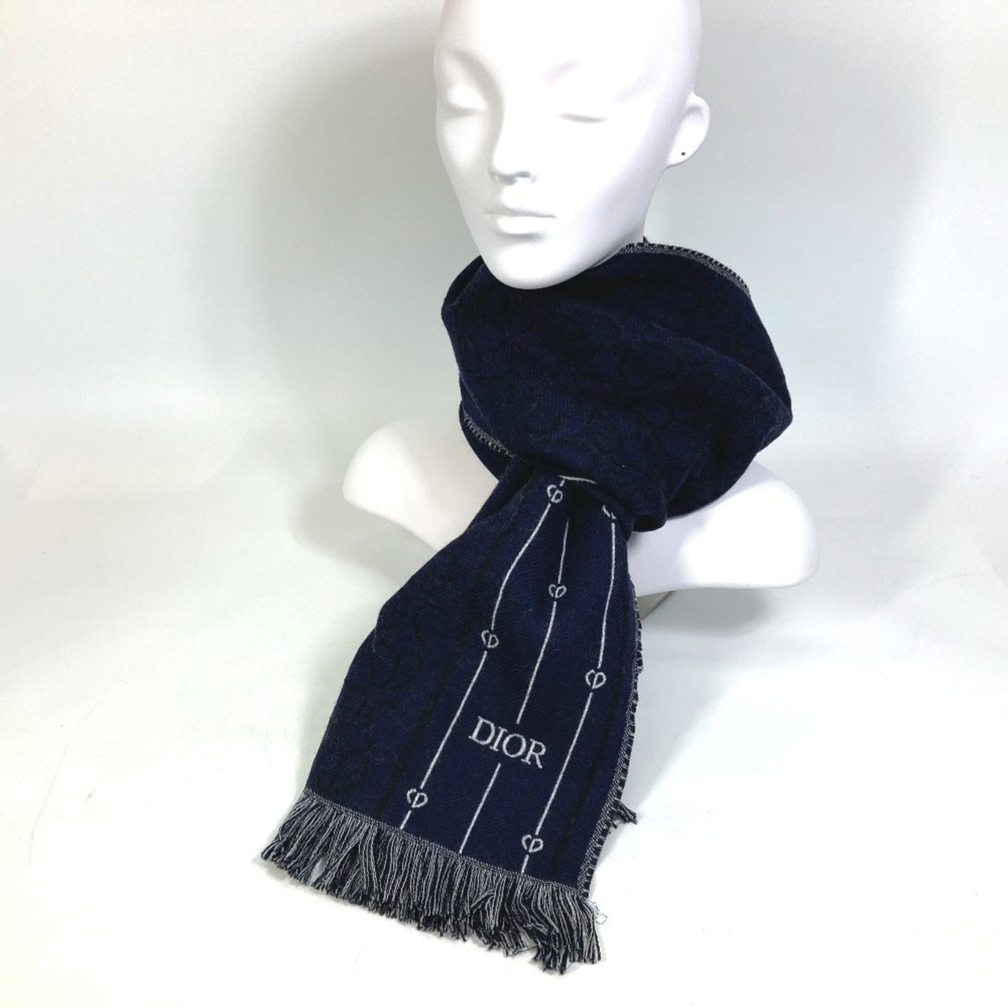 Christian Dior Dior 21P0001A0606 Heart Scarf Wool