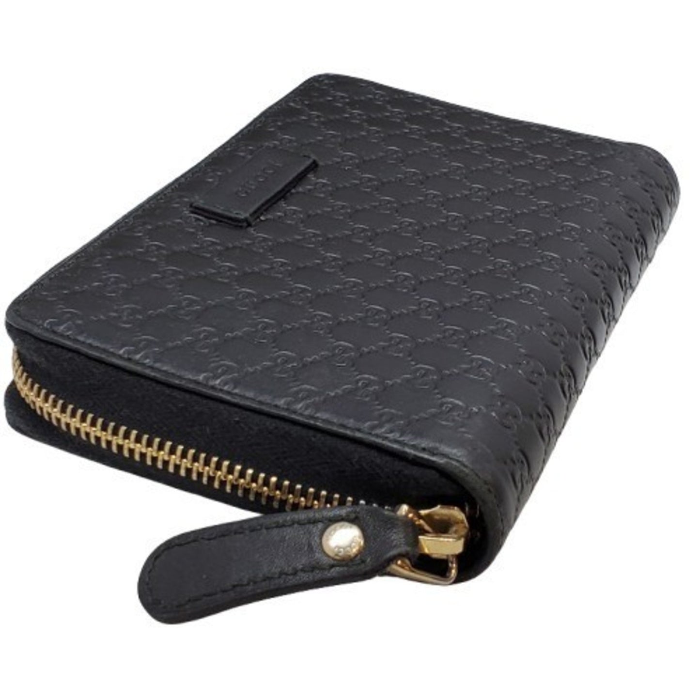 Gucci 449423 Guccissima Round Compact Wallet Purse