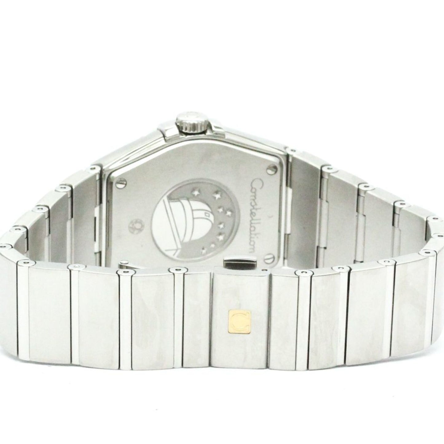Polished Omega Constellation Date Quartz