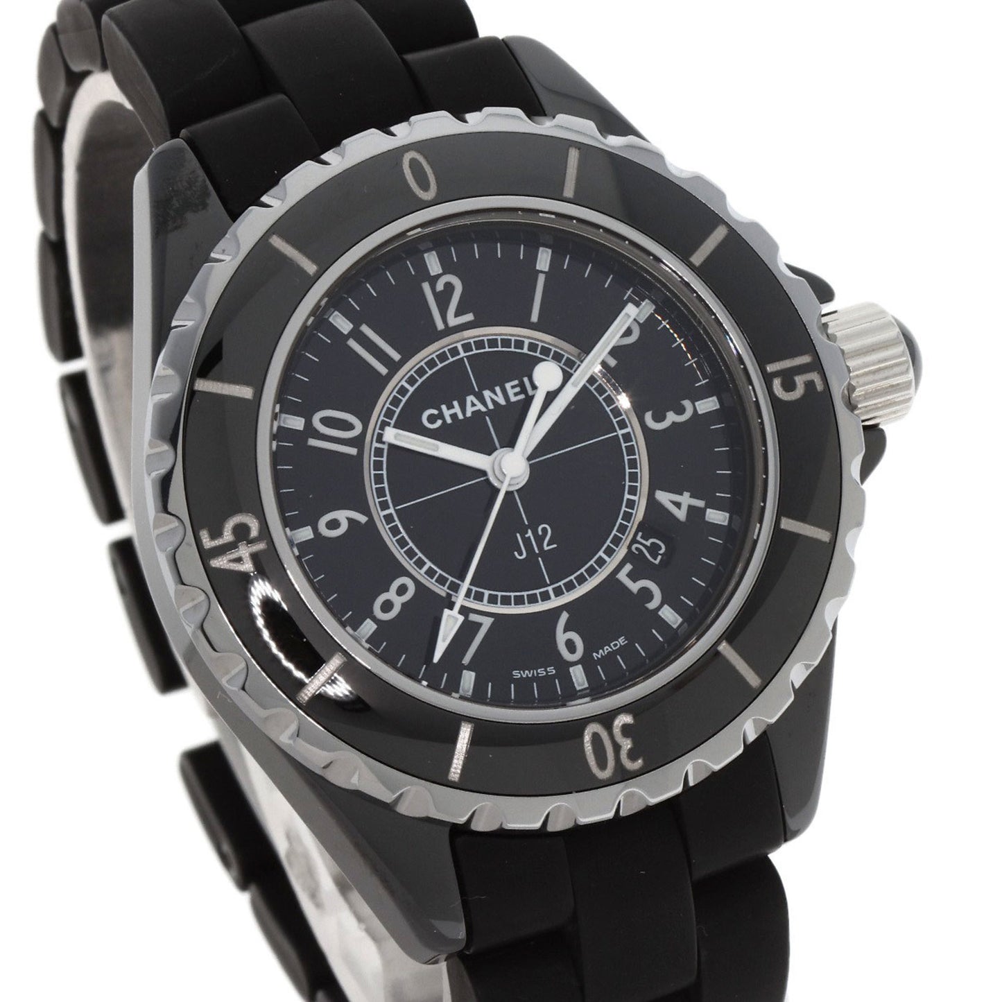 Chanel H0681 J12 33Mm Watch Ceramic Rubber