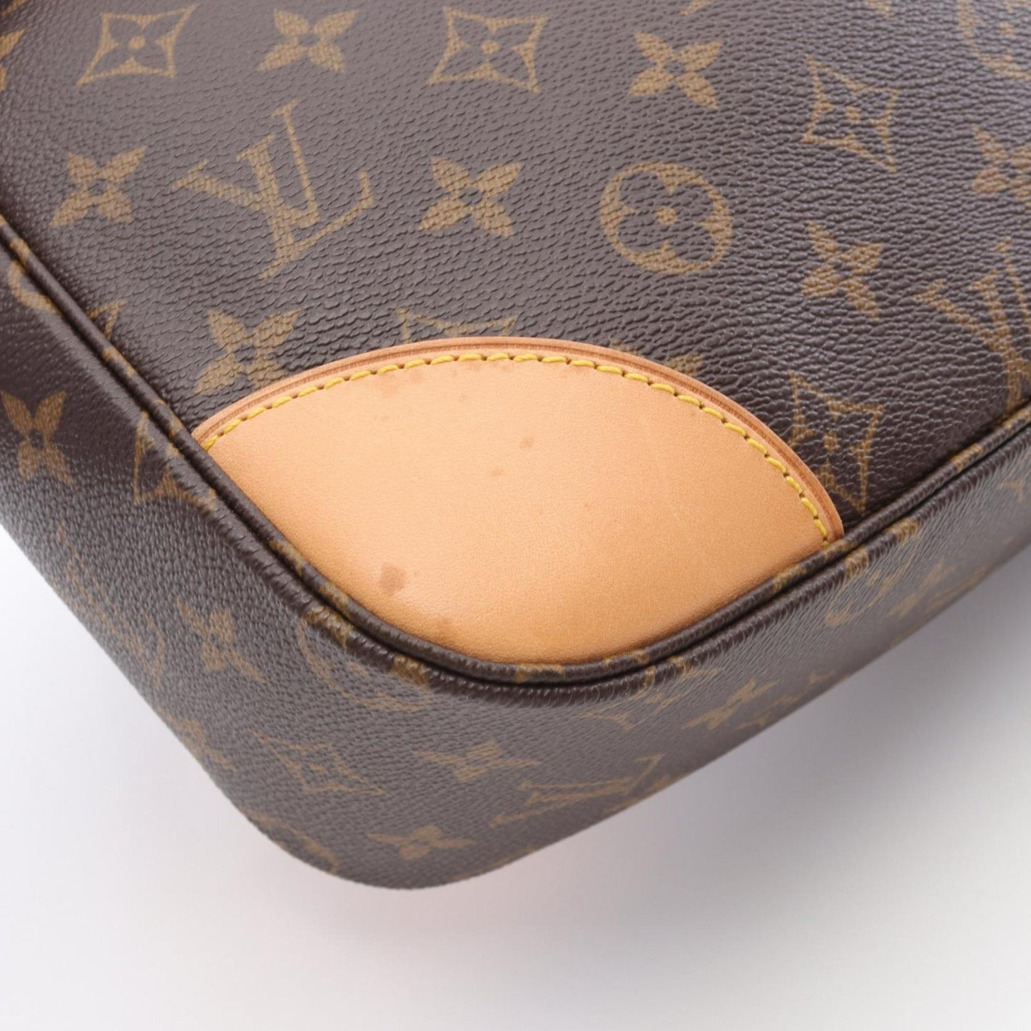 Louis Vuitton Boulogne Pm Monogram Shoulder Bag Coated Canvas Leather