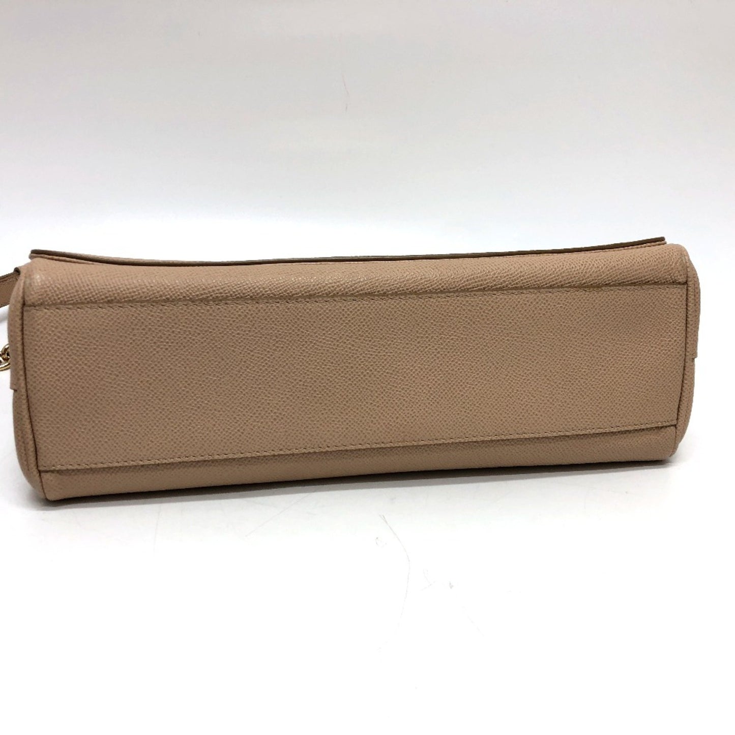 Dolce&Gabbana 2Way Bag Shoulder Bag Beige Goldhardware
