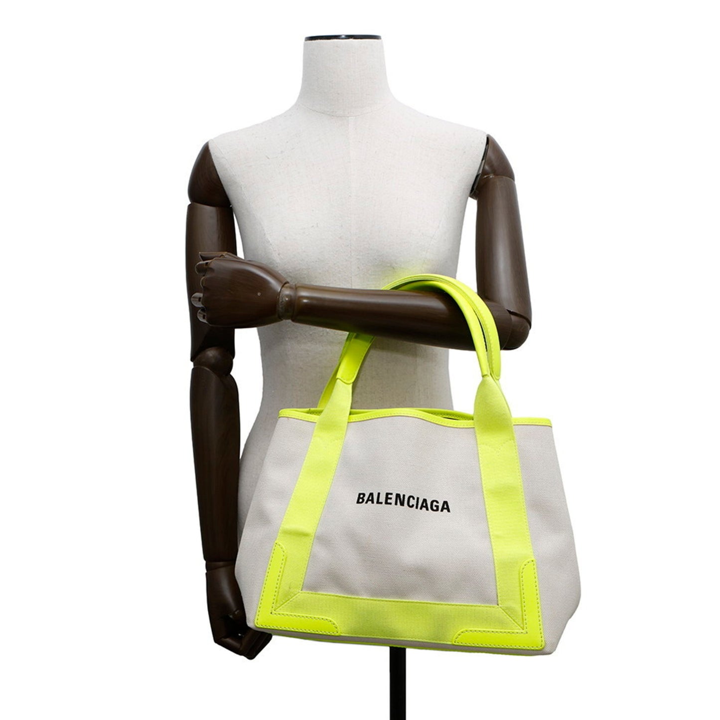 Balenciaga Navy Cabas Small Tote Bag 339933 Balenciaga Size
