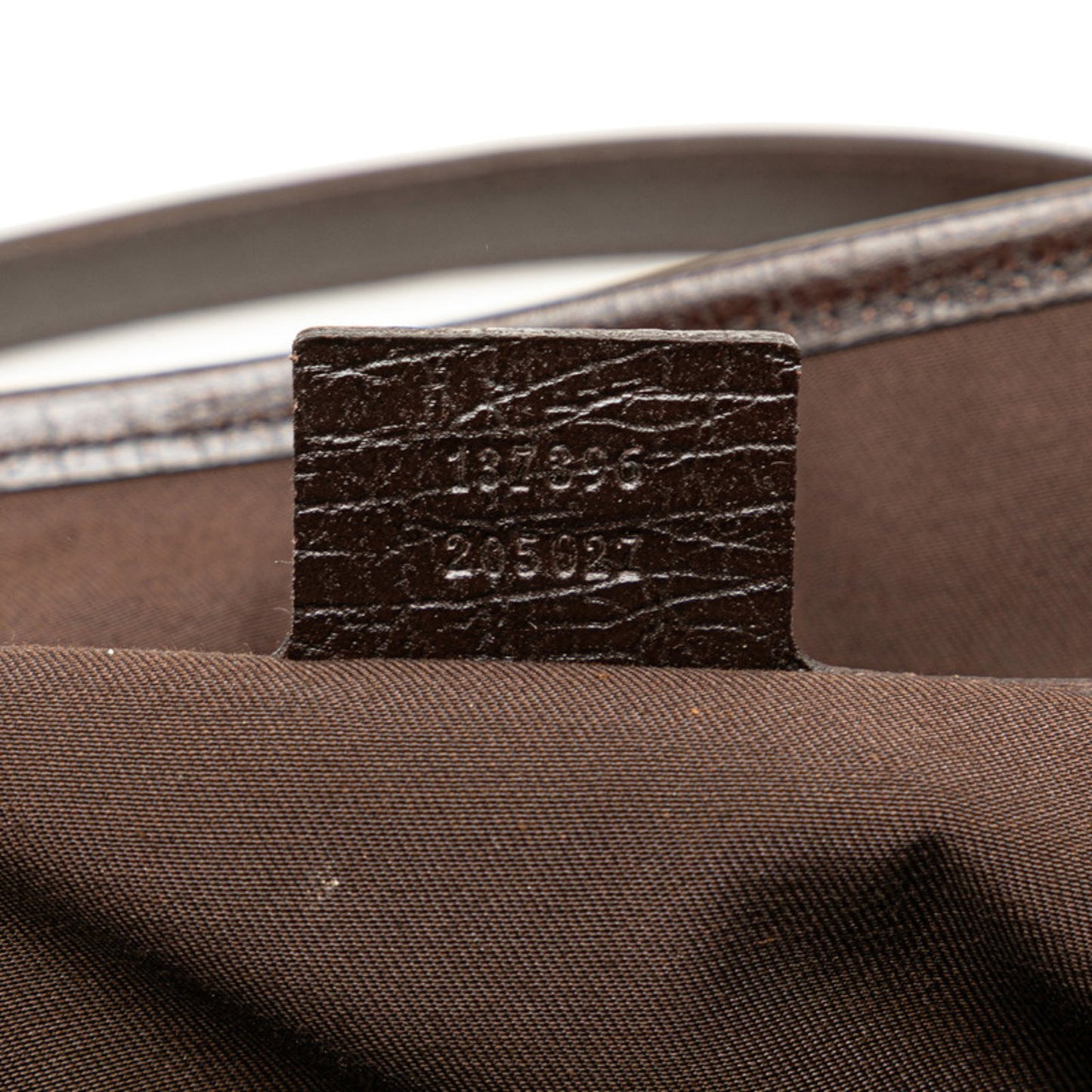 Gucci Gg Canvas Tote Bag 137396 Beige Brown Leather