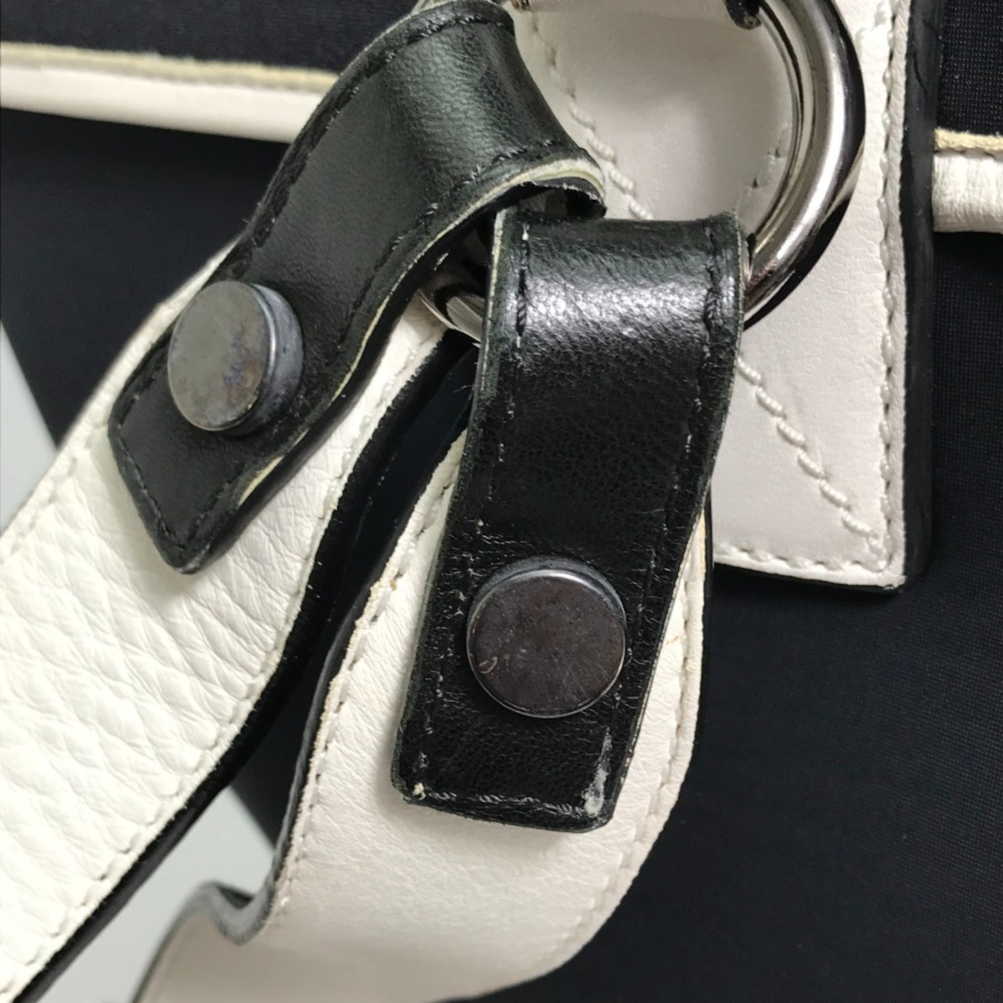 Jimmy Choo Star Studs Backpack Black X White