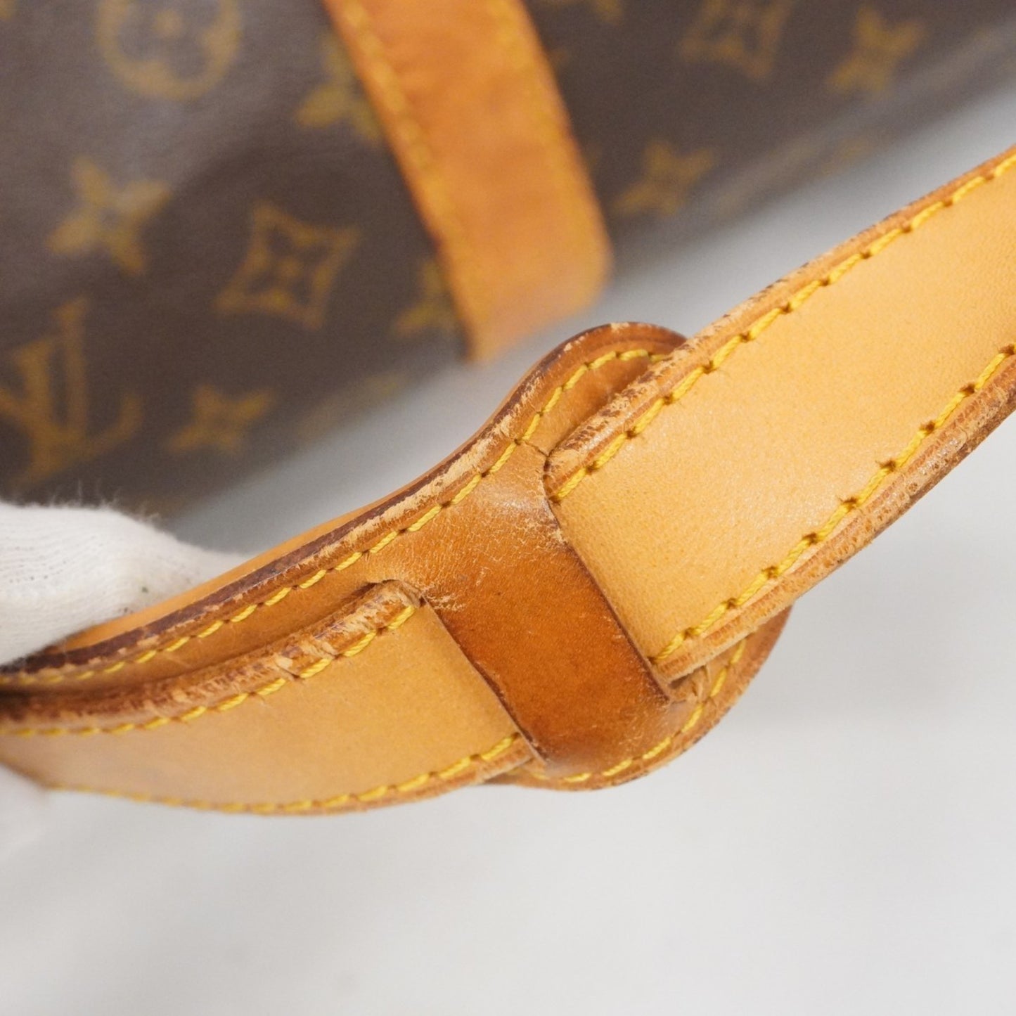 Louis Vuitton Monogram Keepall Bandouliere 60 Boston Bag M41412 Brown