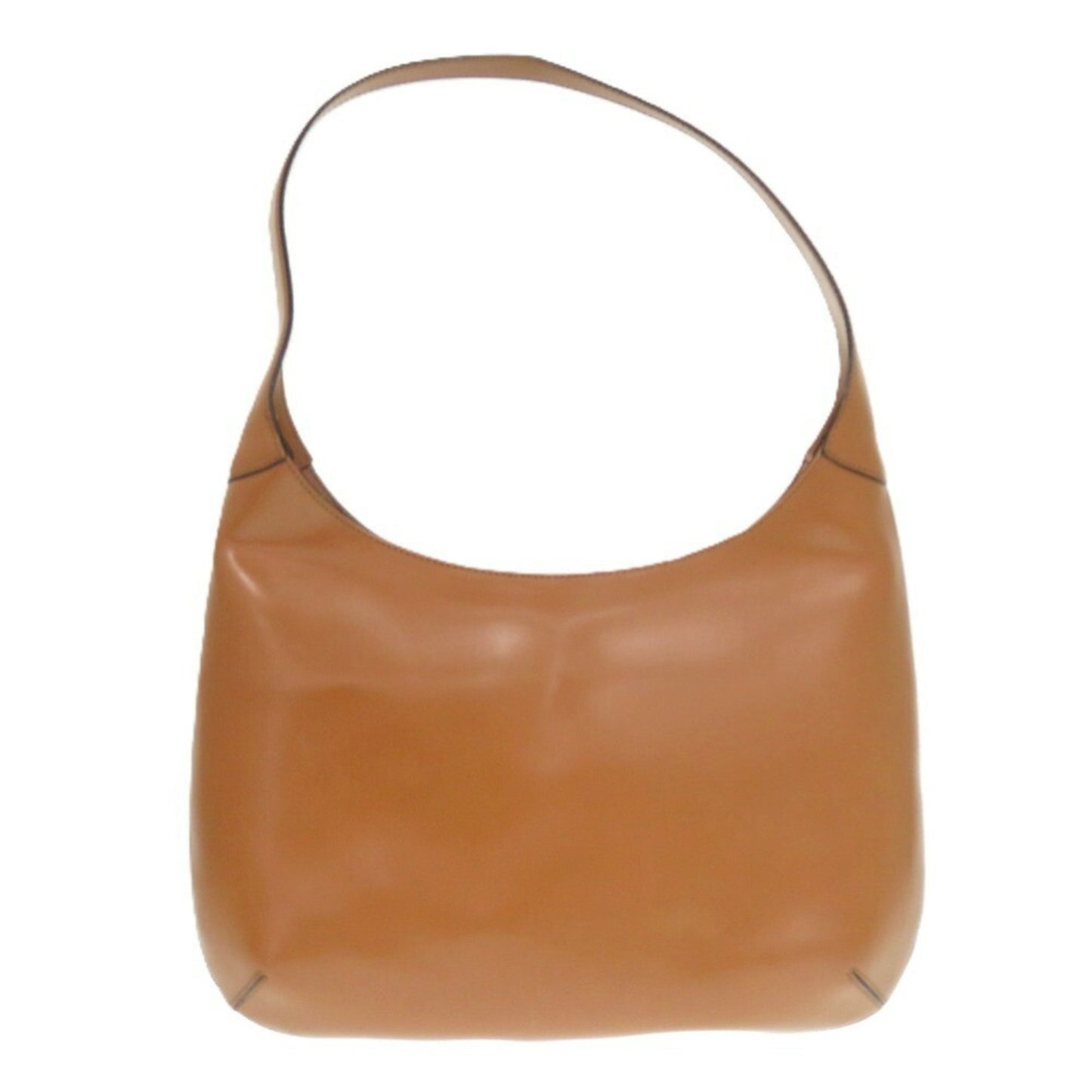 Celine Embossed Leather Camel Shoulder Bag Brown 0441Celine