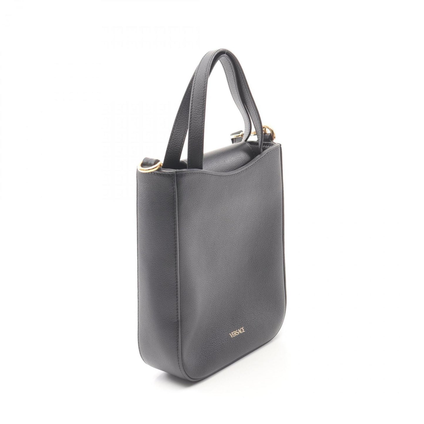 Versace Medusa Square Handbag Leather
