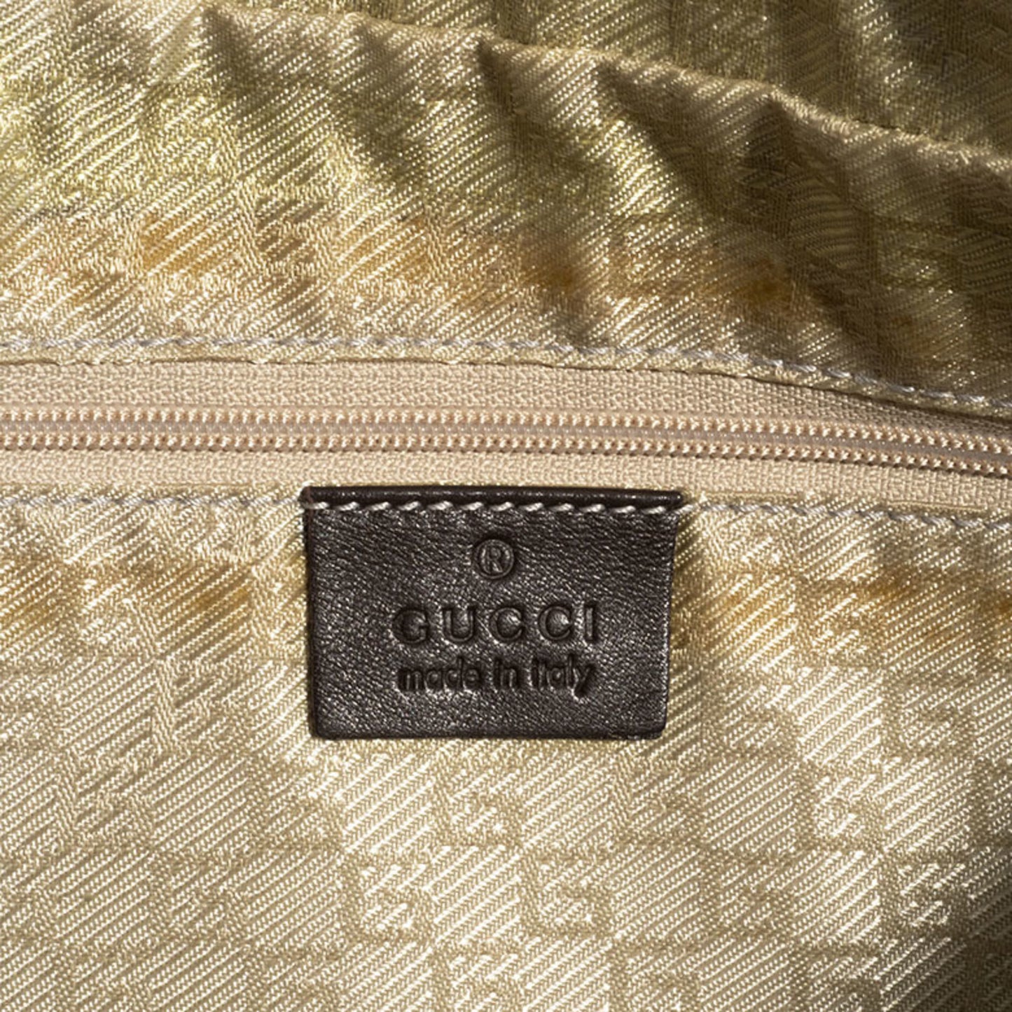 Gucci Leather Round Shoulder Bag 00141810 Dark Brown