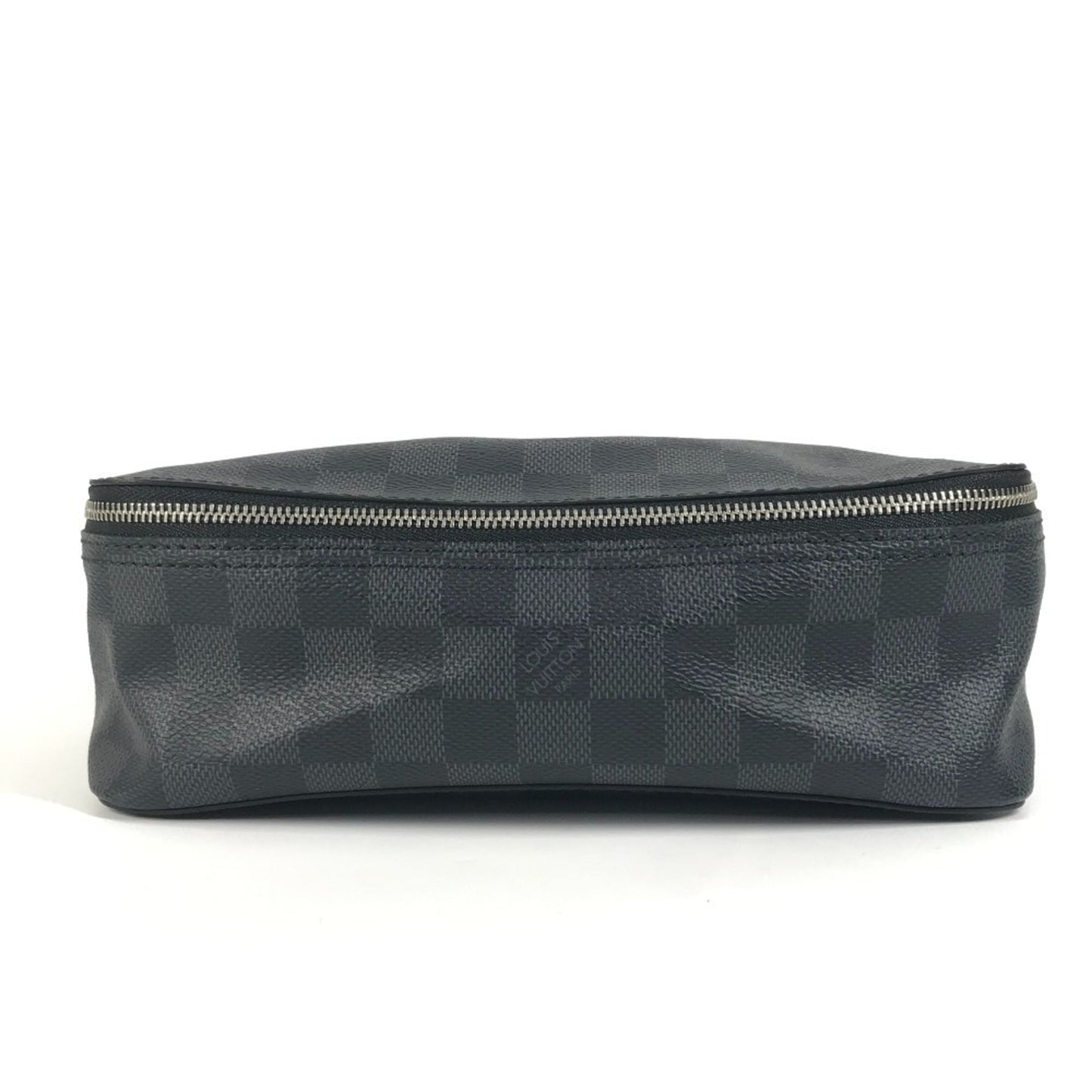 Louis Vuitton N40182 Damier Graphite Cube Langemont Mm Travel Case/Pouch In Canvas
