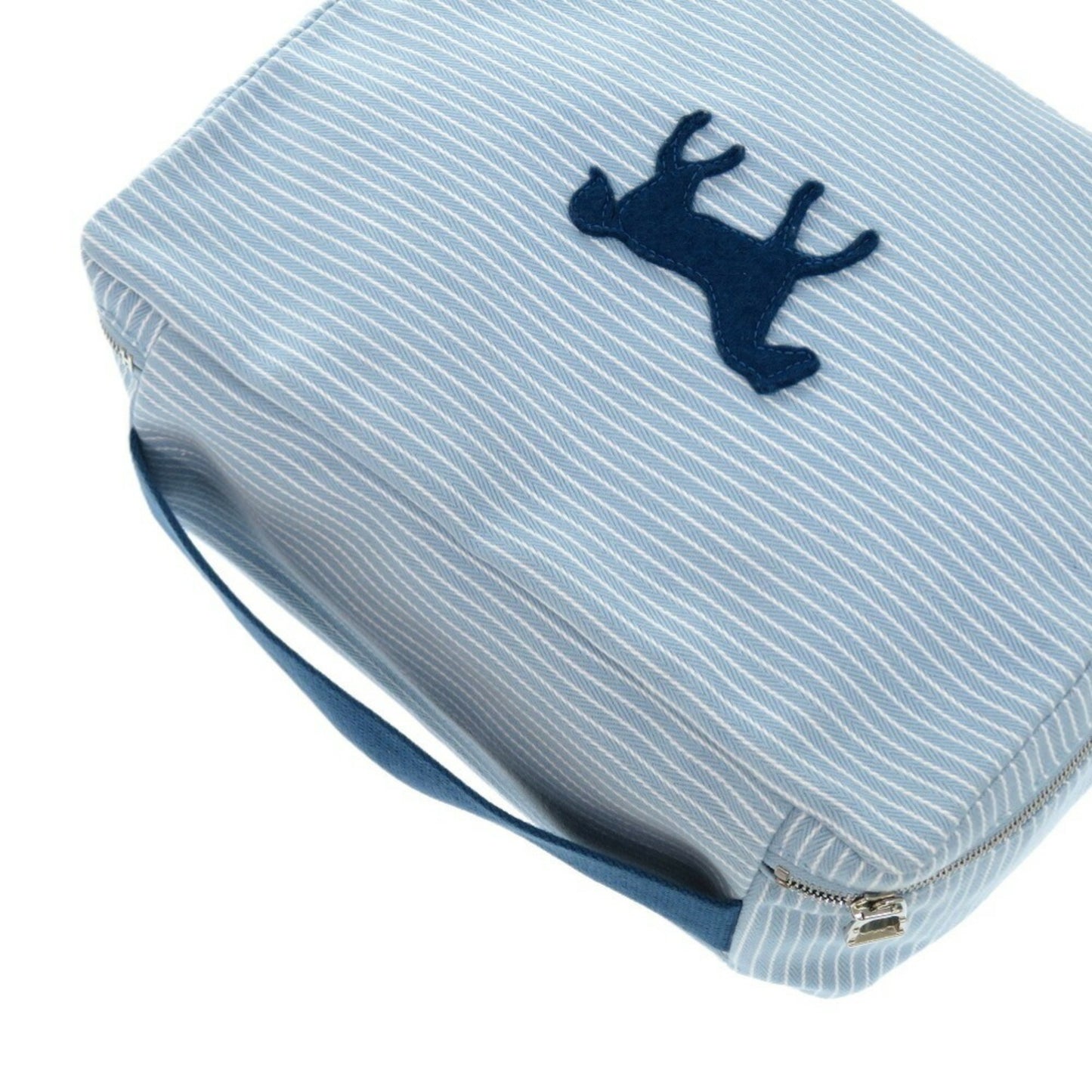 Hermes Like New Herms Cabriole To-Go Mm Cotton Pouch In White