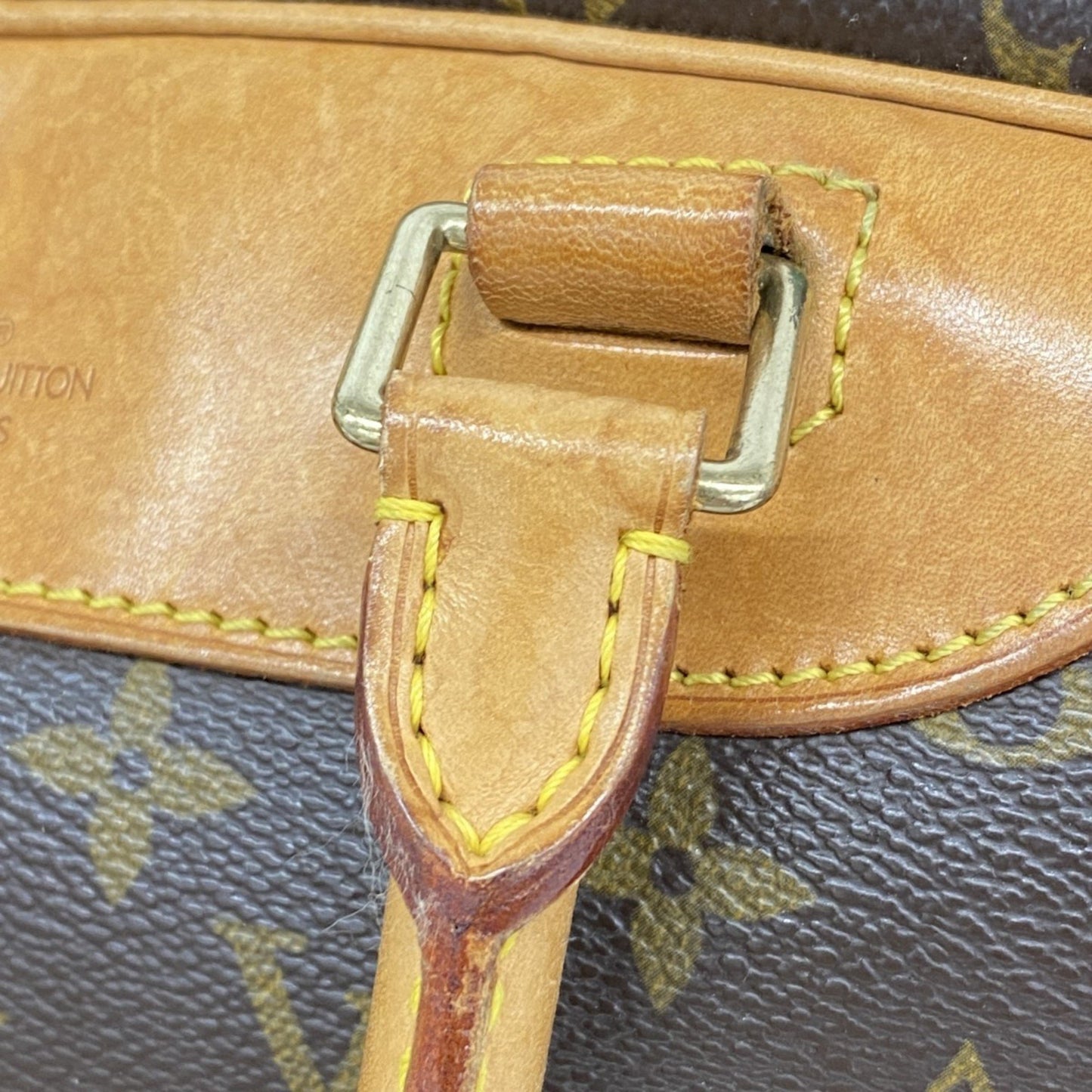 Louis Vuitton Monogram Deauville Handbag M47270 Brown