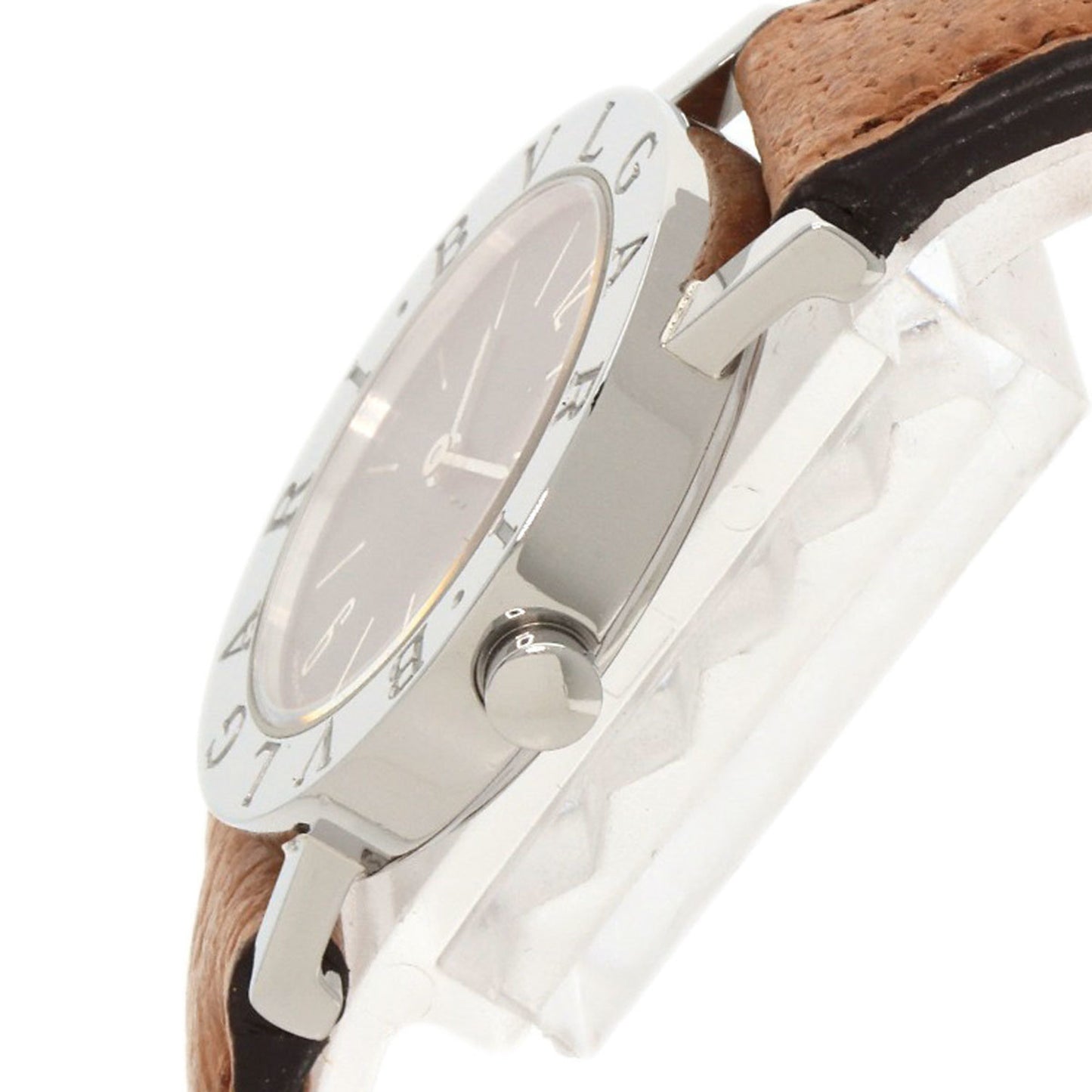 Bvlgari Bz26Sld Wristwatch Stainless Steel Leather