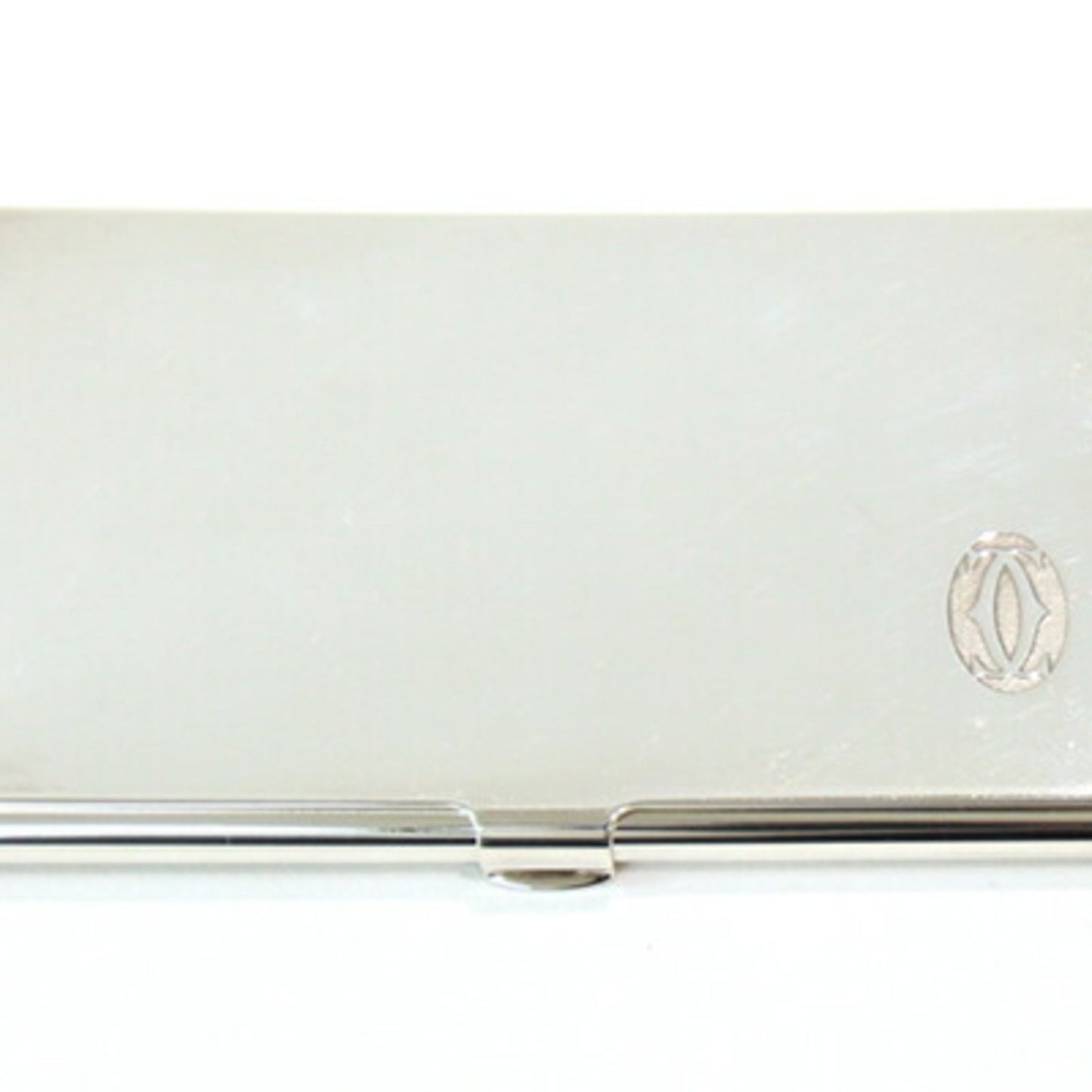 Cartier Business Card Holder T1220284 Silver Sv Sterling 925 Case