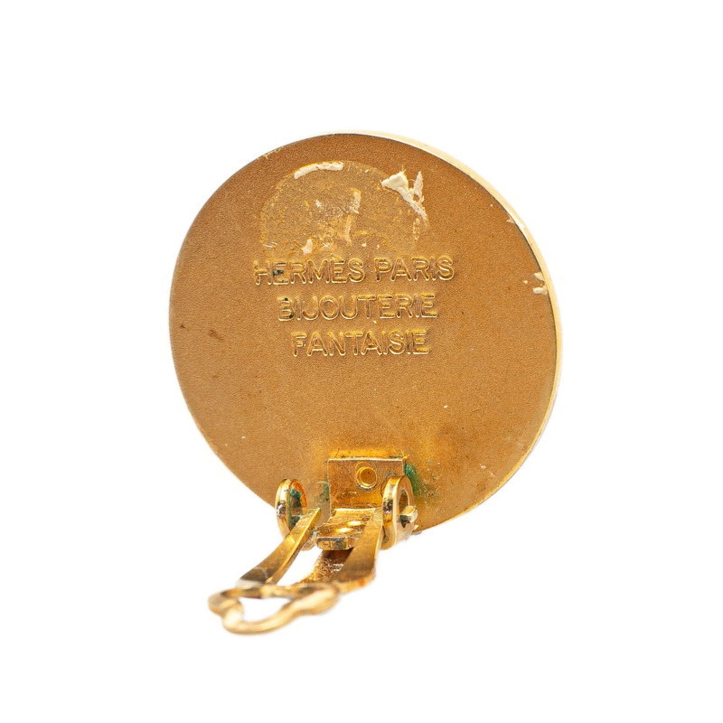 Hermes Serie Earrings Gold Plated