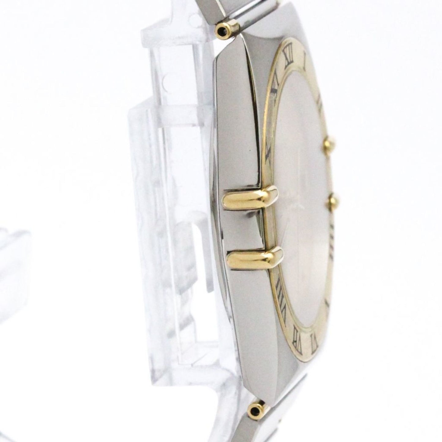 Omega Constellation 18K Gold Steel Quartz