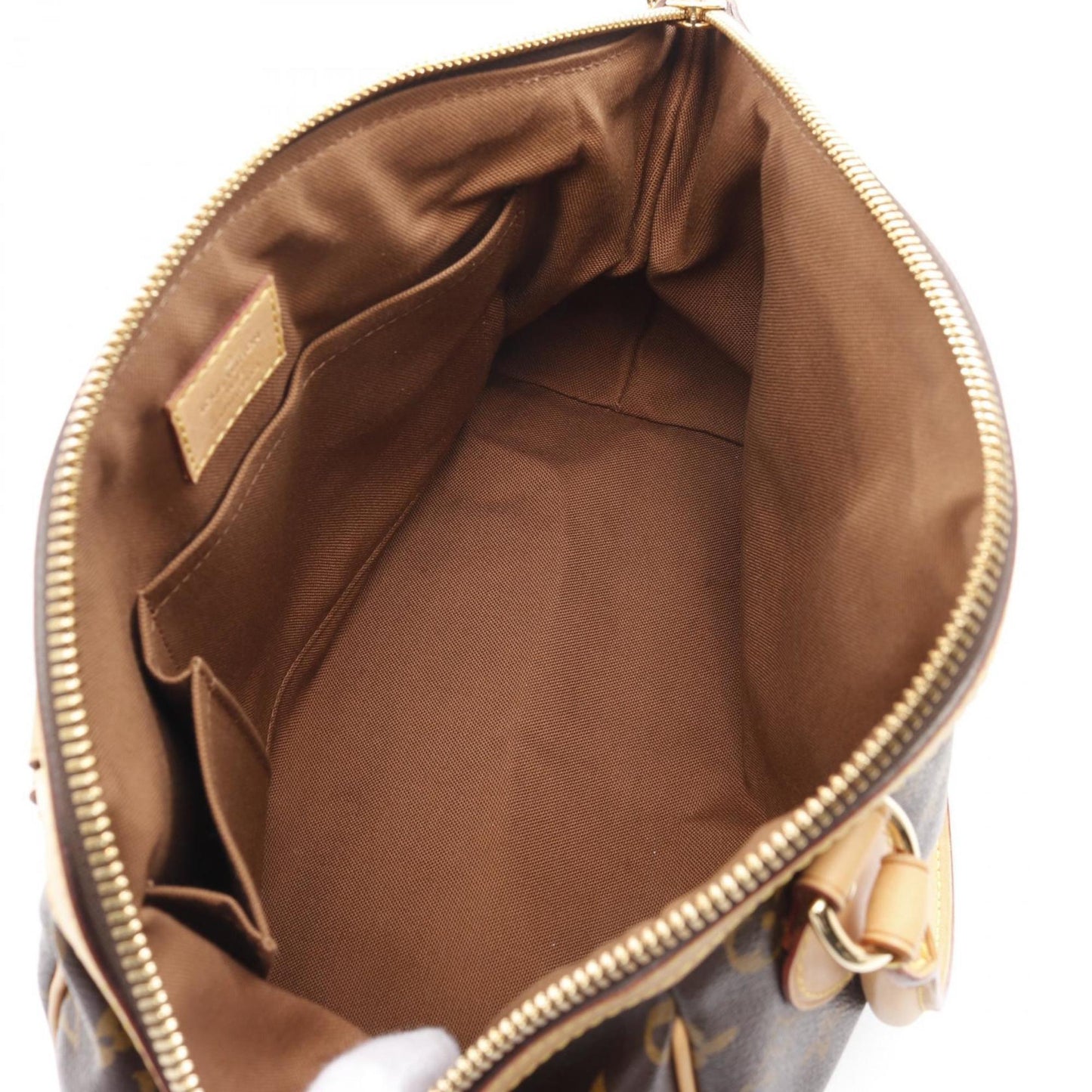 Louis Vuitton Tivoli Pm Monogram Handbag Bag Coated Canvas Leather