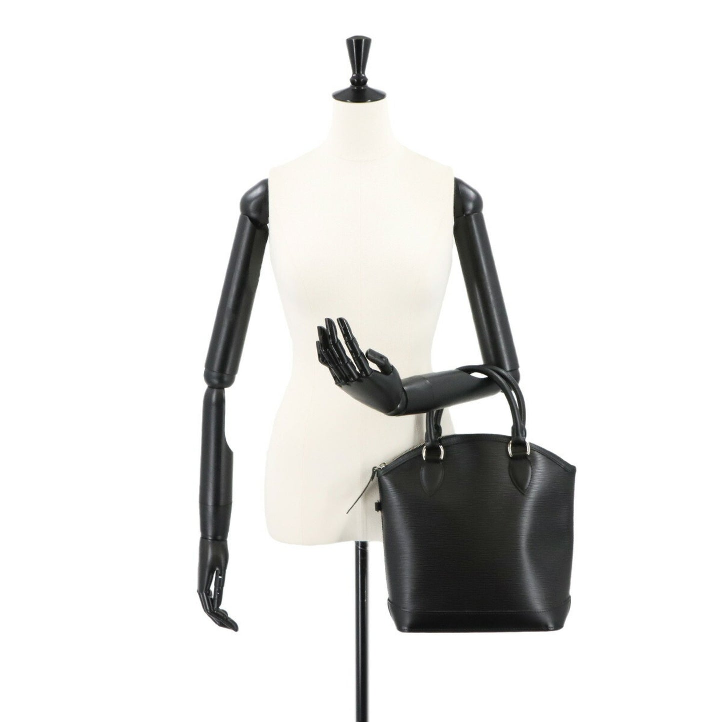 Louis Vuitton Epi Lockit Pm Handbag Leather Noir Black M42292 Lock It