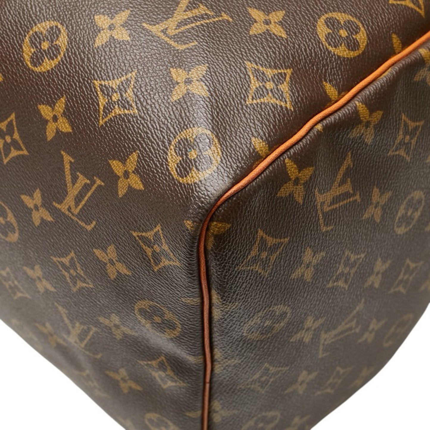 Louis Vuitton Monogram Keepall 50 Boston Bag M41426 Brown Pvc Leather