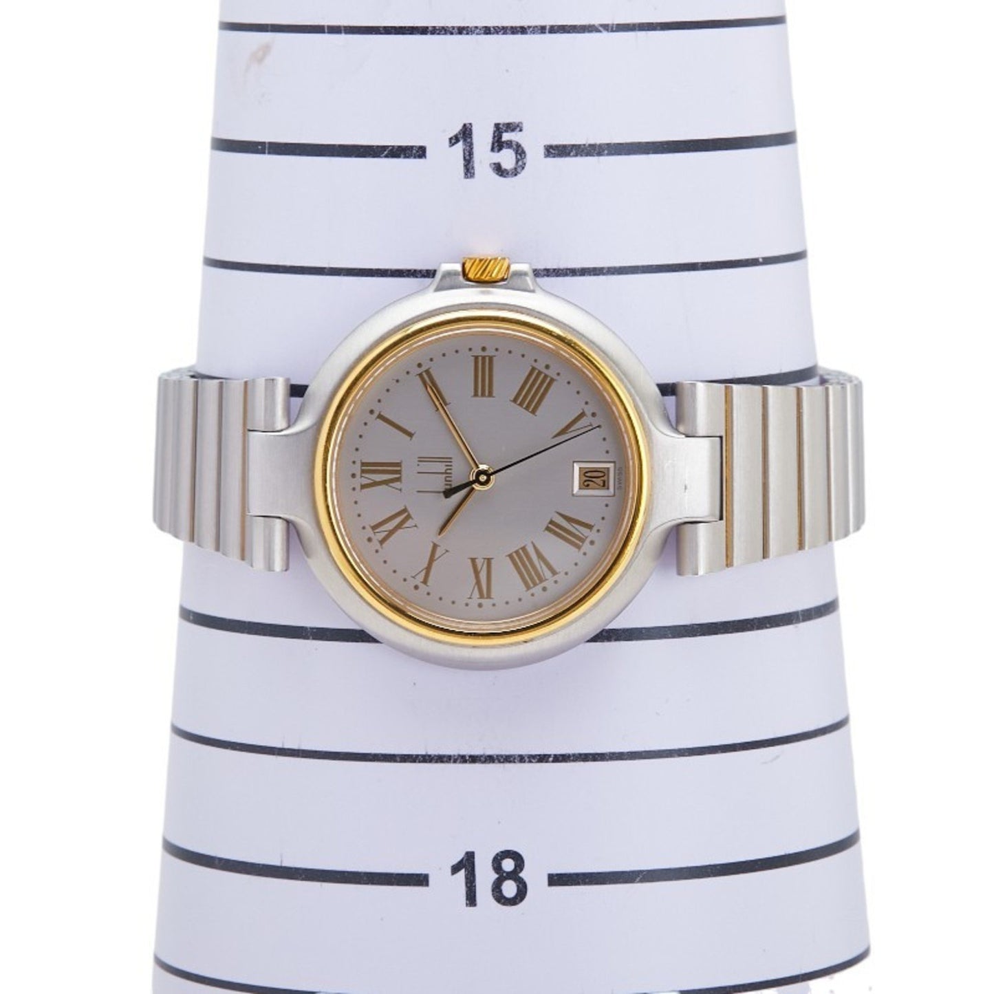 Dunhill Millennium Quartz Watch With Silver Dial And Stainless Steel