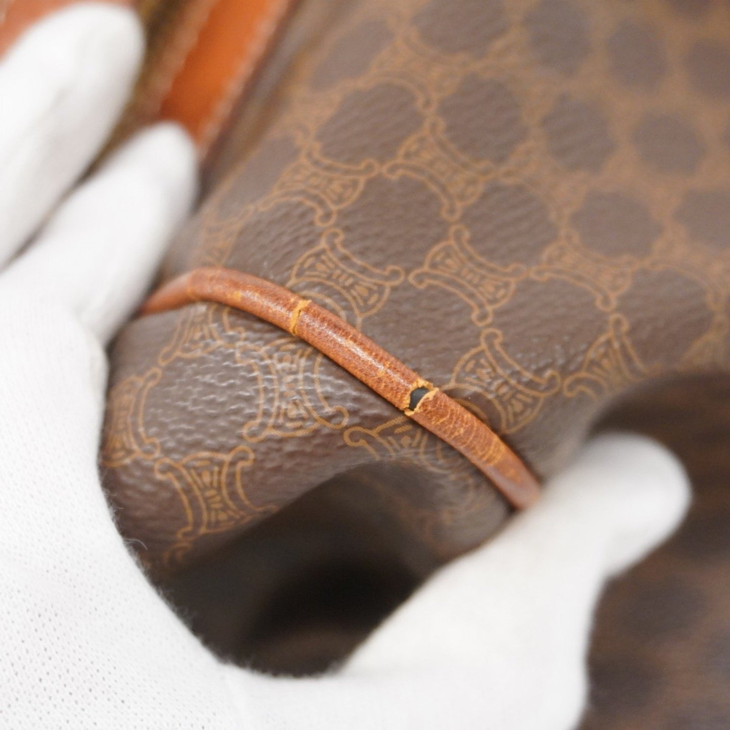 Celine Boston Bag Macadam Brown