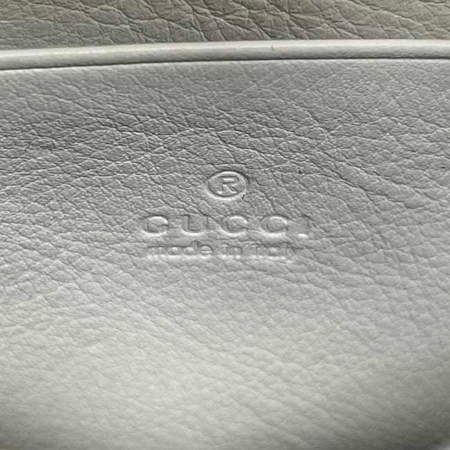 Gucci Shoulder Bag Ec-24017 Cream White Blondie 725219 Leather 0416 Gucci Crossbody Gg Wallet